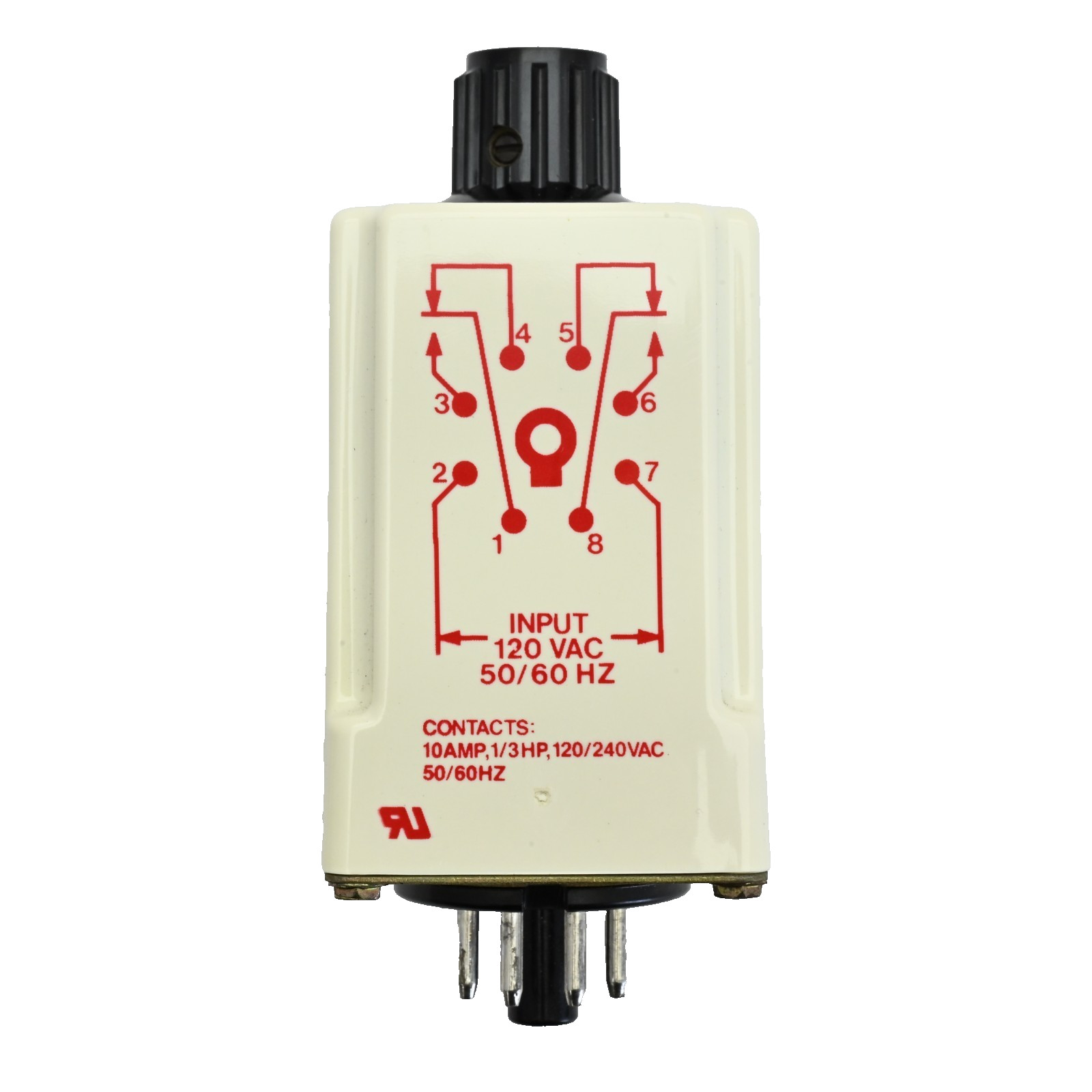 Dayton 6X603C Solid State Time Delay Relay 0.1-10 Seconds 120VAC