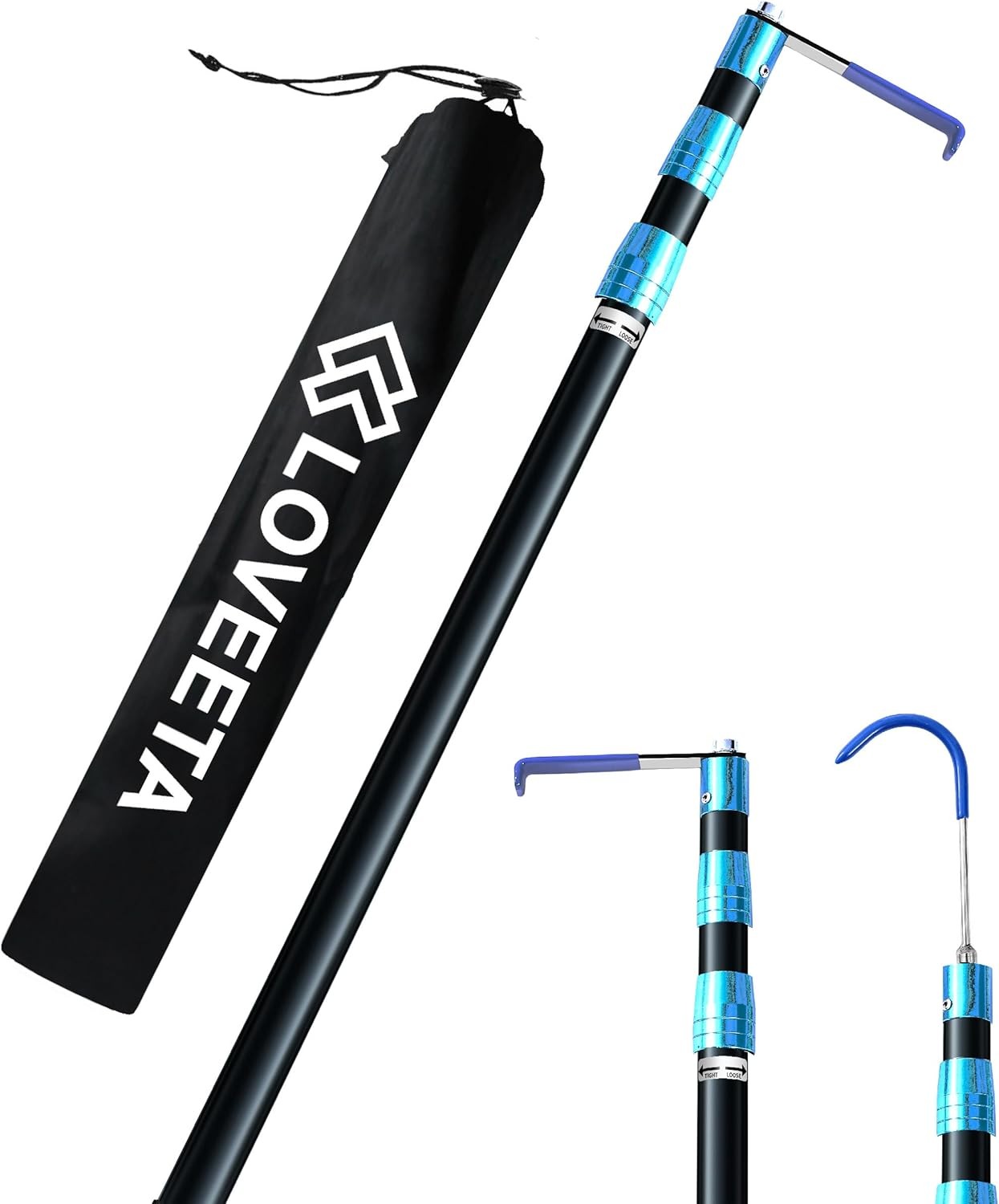 Extendable Cargo Reach Grabber Tool