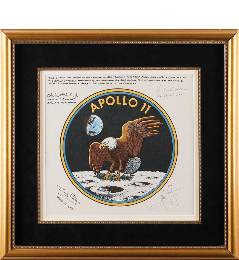 Apollo 11 Oversized Beta Cloth Patch Mission Emblem