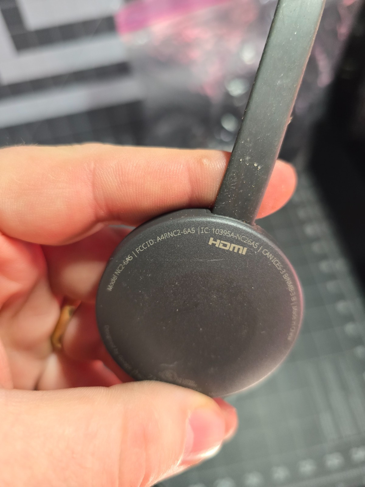 Google ChromeCast NC2-6A5 HDMI 2nd Generation 1080p Media Streaming Device