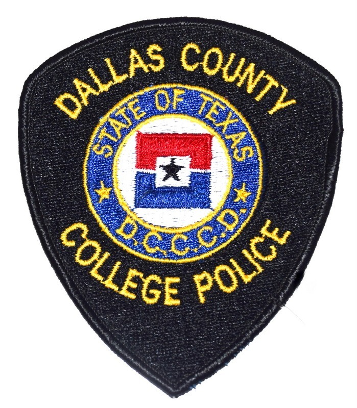 DALLAS COUNTY  DCCCD – COLLEGE POLICE - TEXAS TX CAMPUS Police Patch 1o