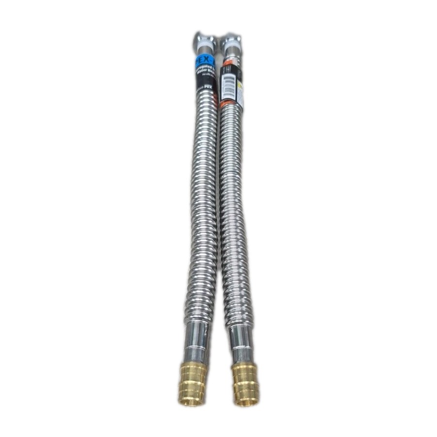 2-PACK Apollo PEX Corrugated Water Heater Connector 3/4 PEX-A Barb 3/4 FNPT x 18