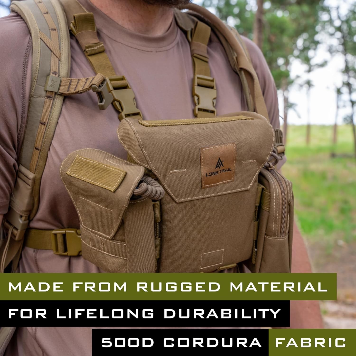 Waterproof Binocular Harness Chest Pack - Lightweight Bino With...