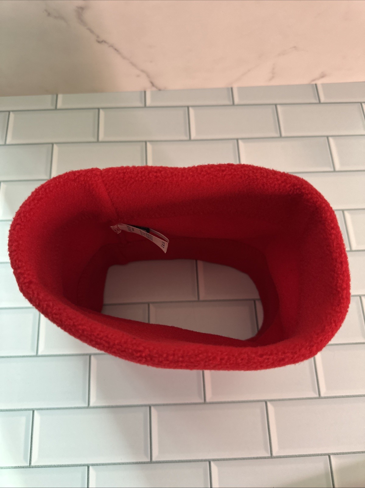 Lands' End Red Fleece Winter Neck Warmer Gaiter