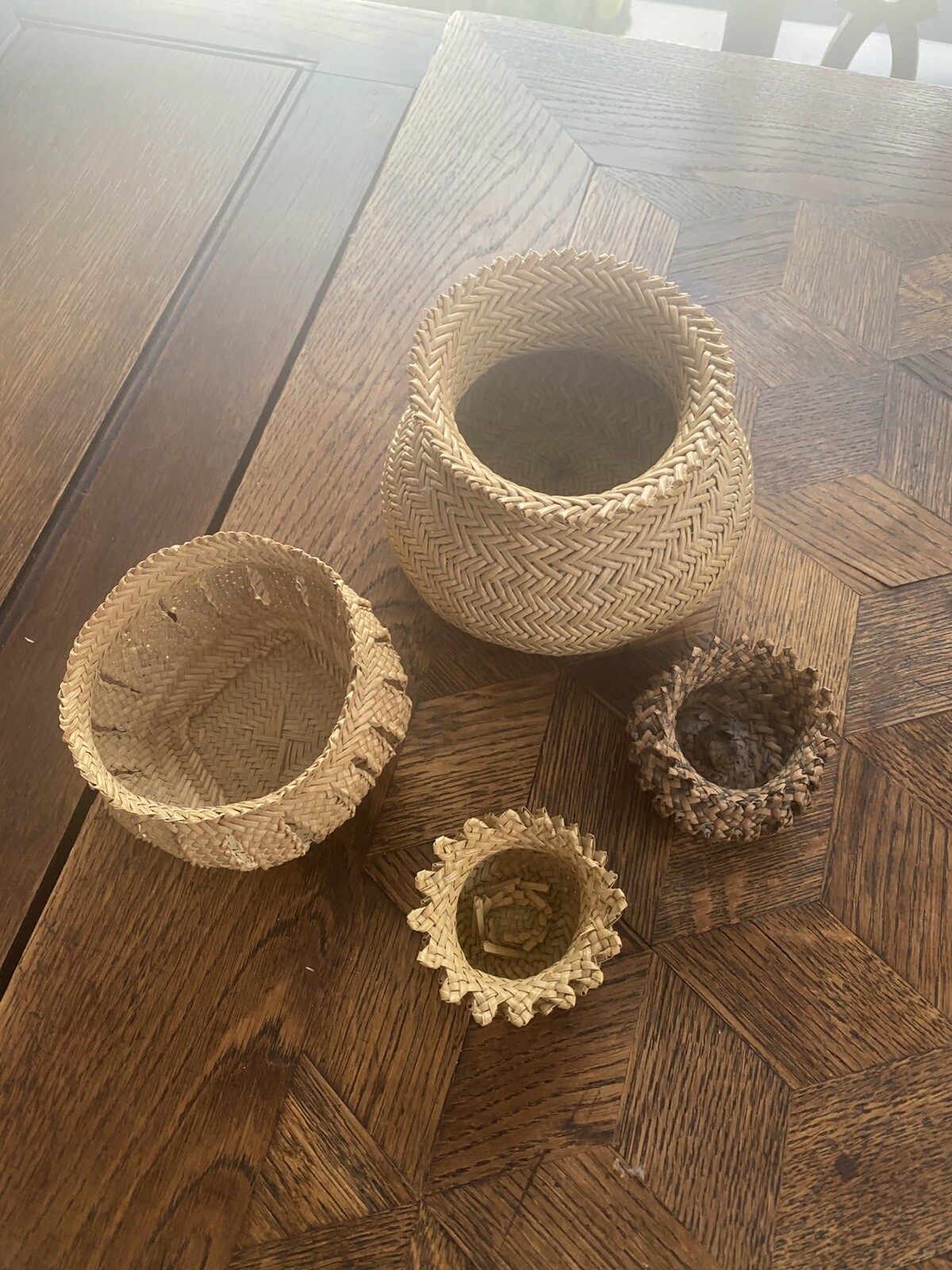 Peruvian Baskets. Set Of 4