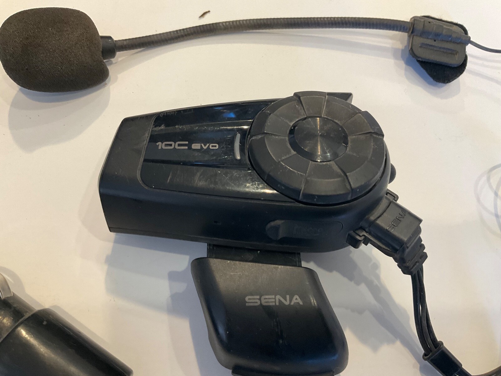 Sena 10C EVO Motorcycle Bluetooth Camera & Communications System Excellent Shape