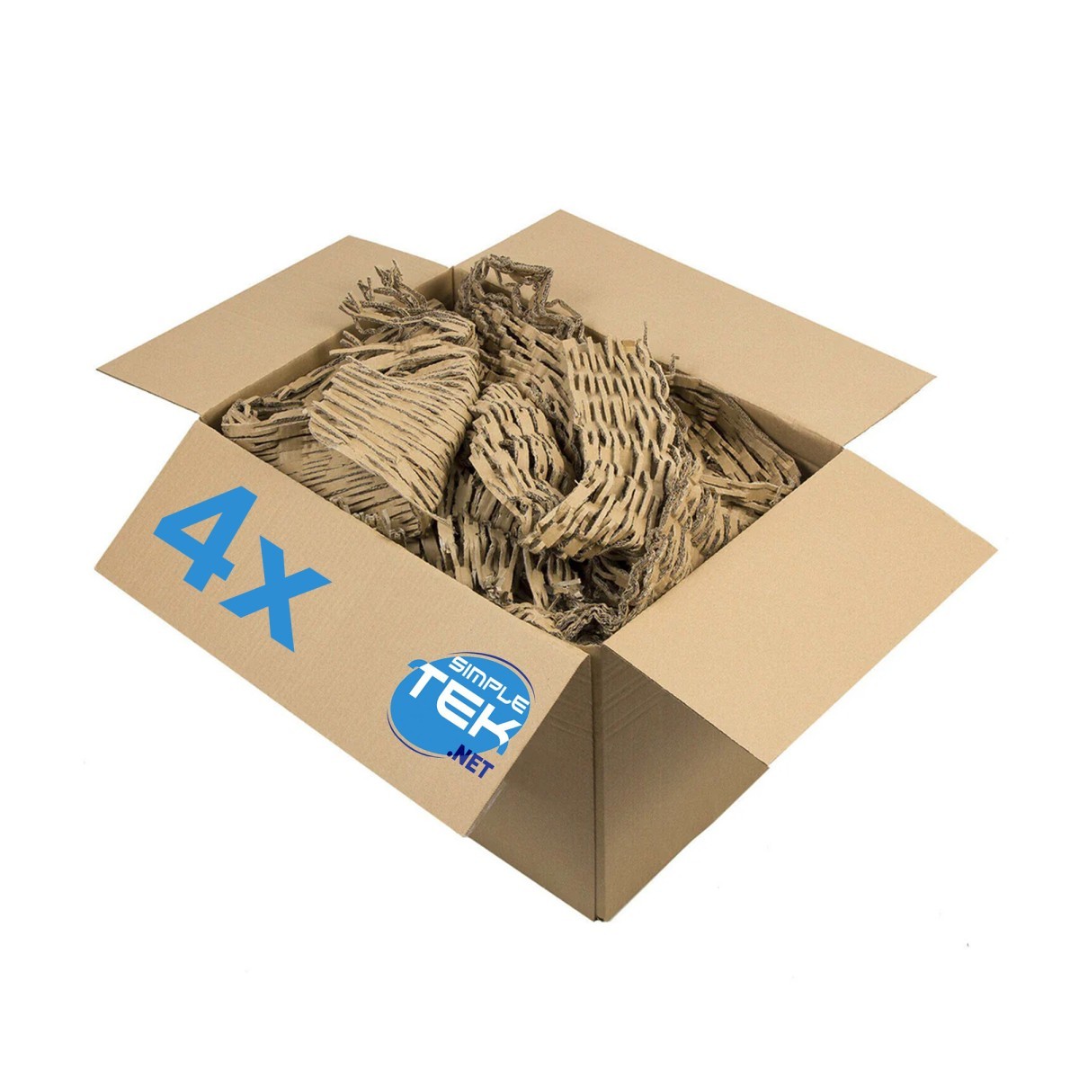4 BOXES 5KG (20KG) RECYCLED CARDBOARD CUT FOR PACKAGING FILLERS SP