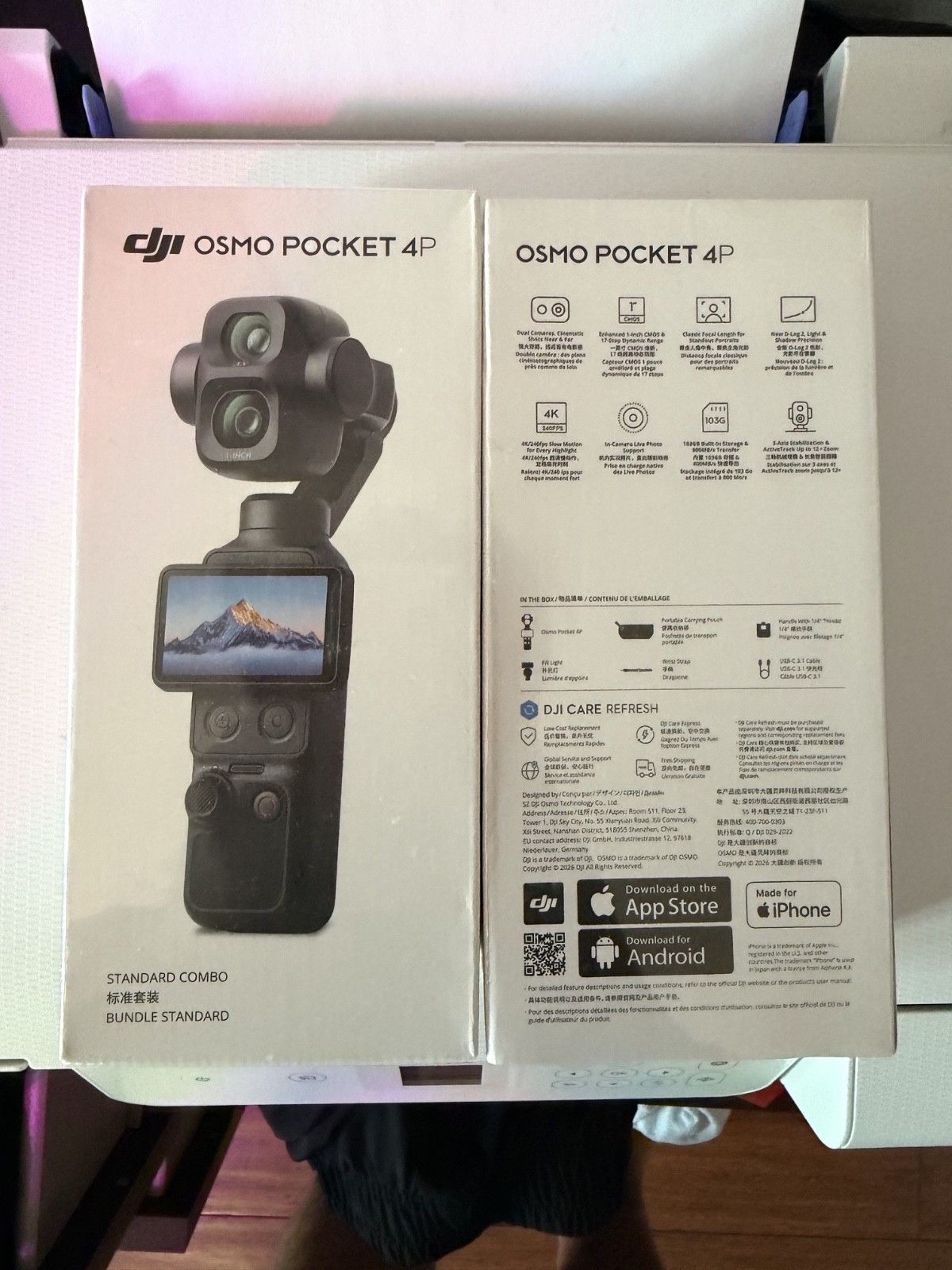 DJI pocket 4 pro Standard combo