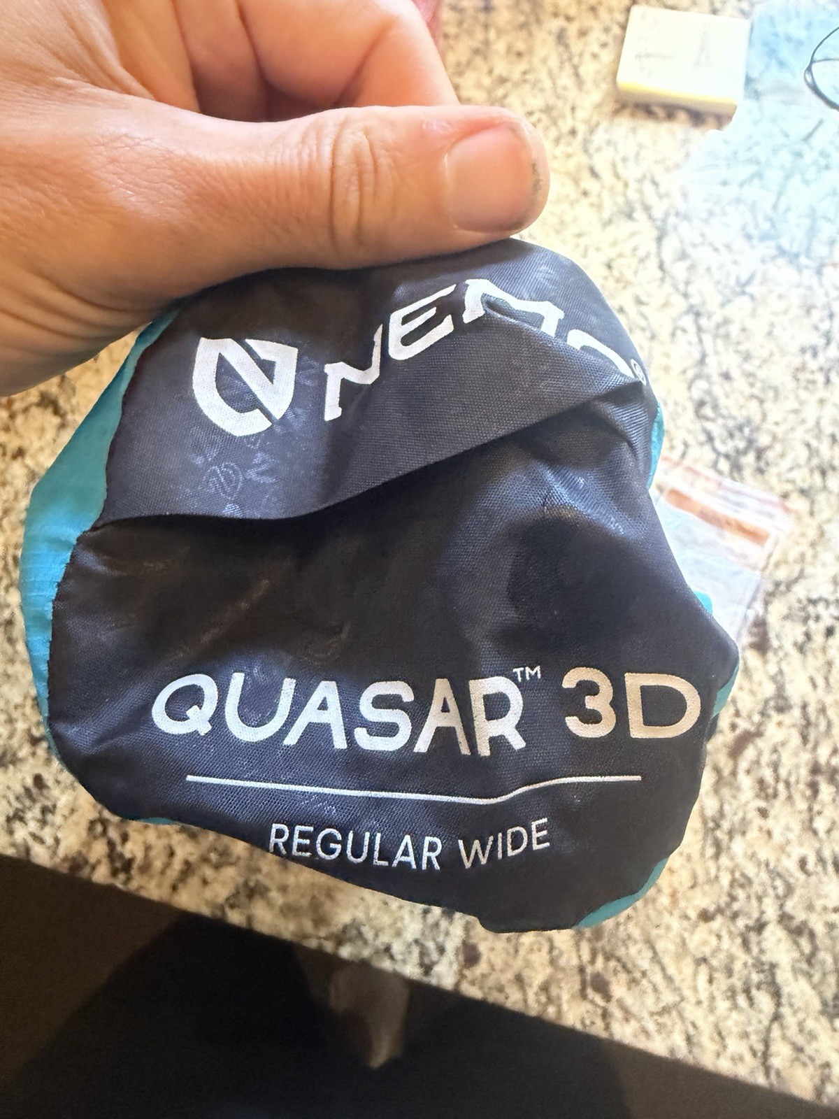 NEMO Quasar 3D Insulated Sleeping Pad Regular Wide BAG ONLY And Patch Kit