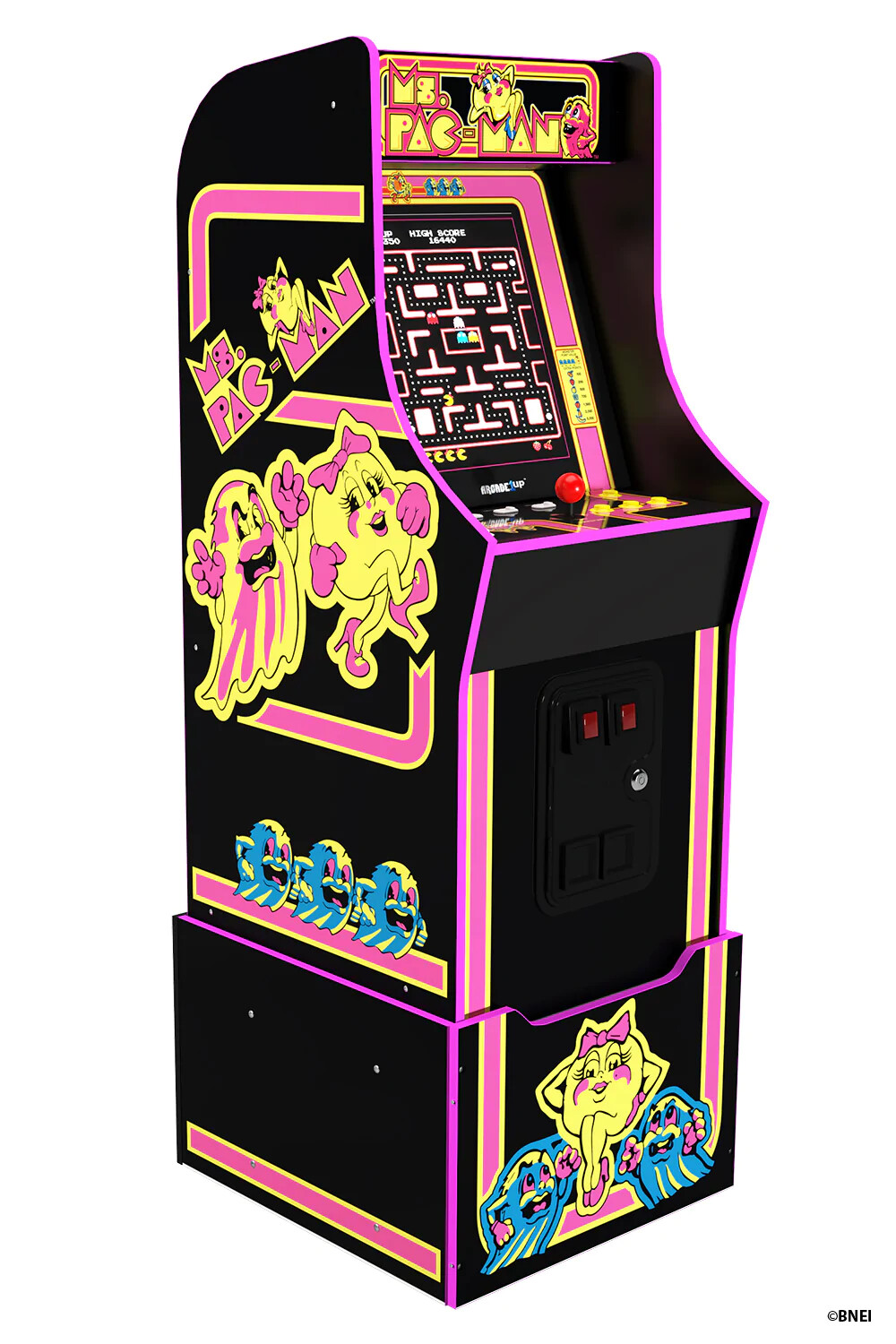 Arcade1up  - Ms. Pacman Black - Screw Hole Caps/Covers Ms. Pac-Man Black