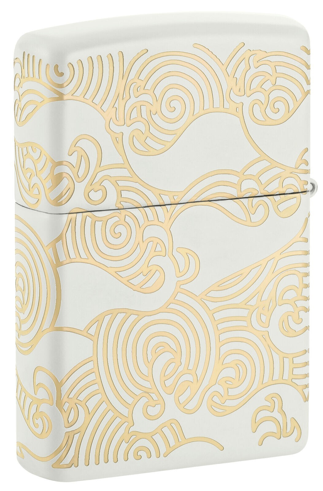 Zippo Waves Design White Matte 48909