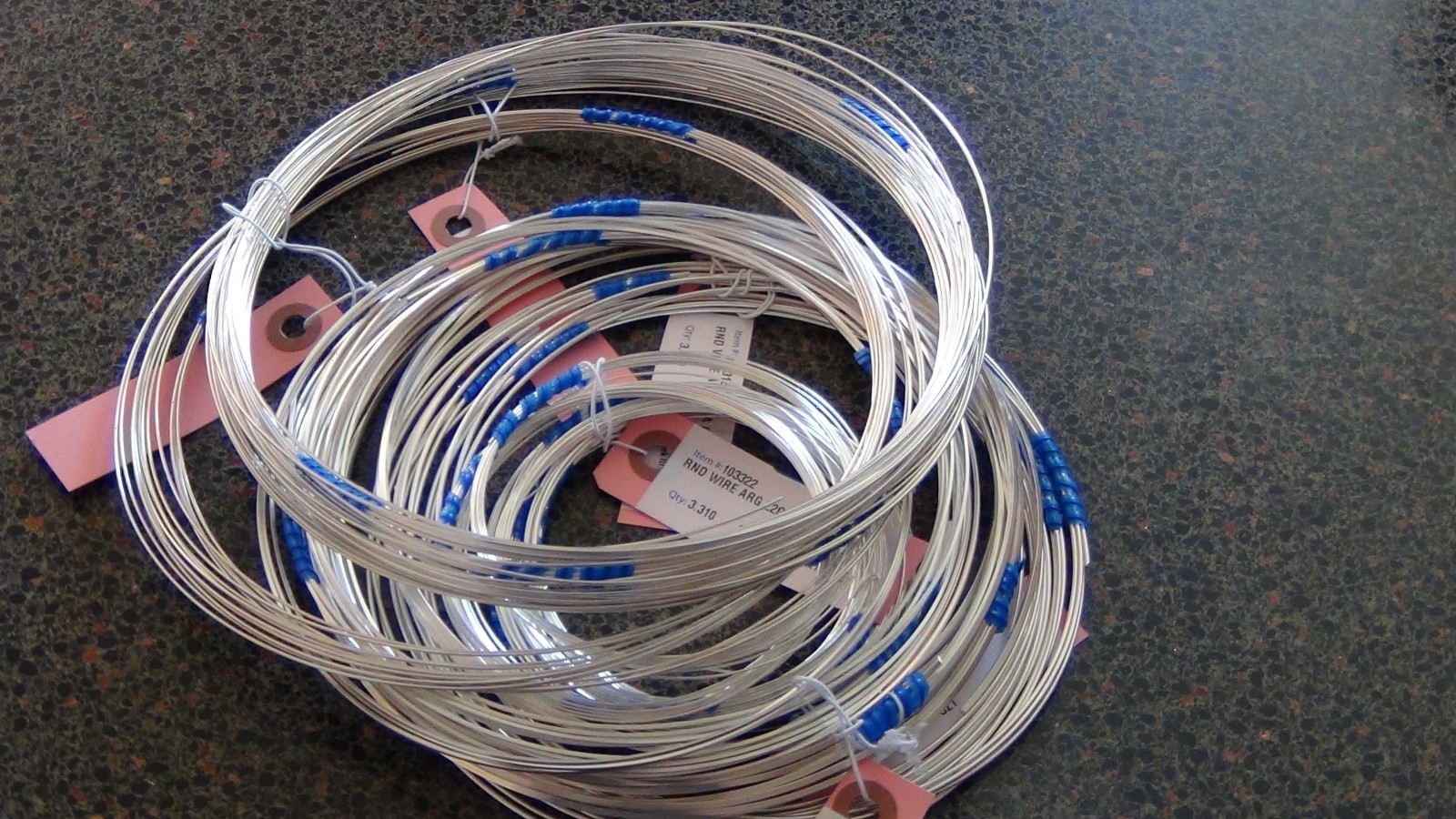 New Solid Silver 935 Argentium® Wire 12 - 20 gauge ROUND Full HARD