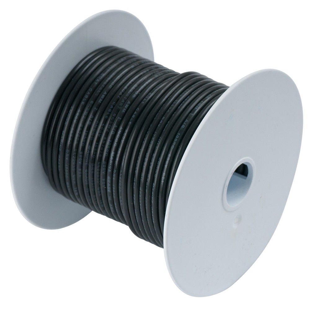 Ancor Black 1/0 AWG Tinned Copper Battery Cable - 25' ANCOR 116002  Expedited Sh