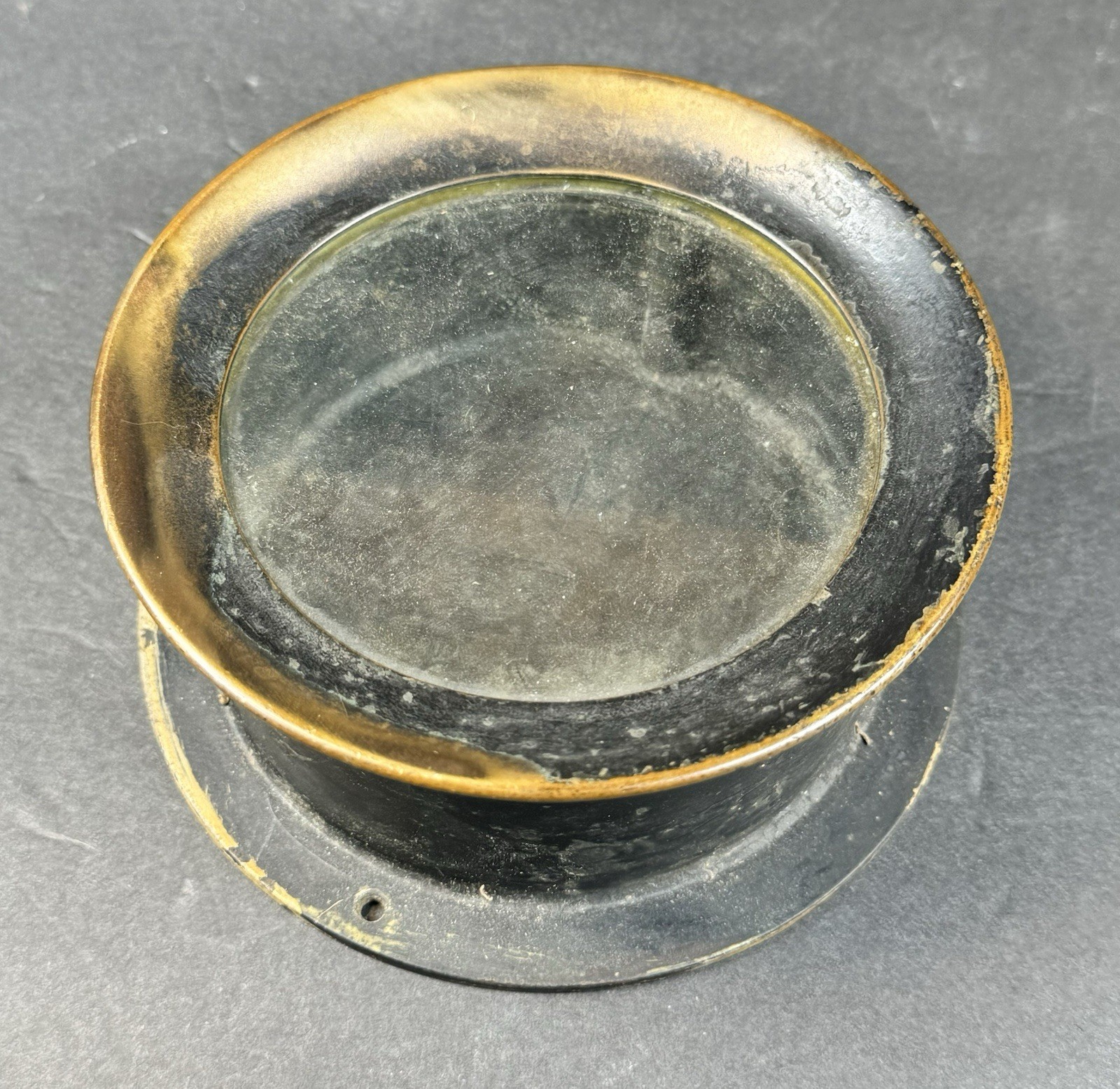 Vtg Steam Pressure Gauge Caseing