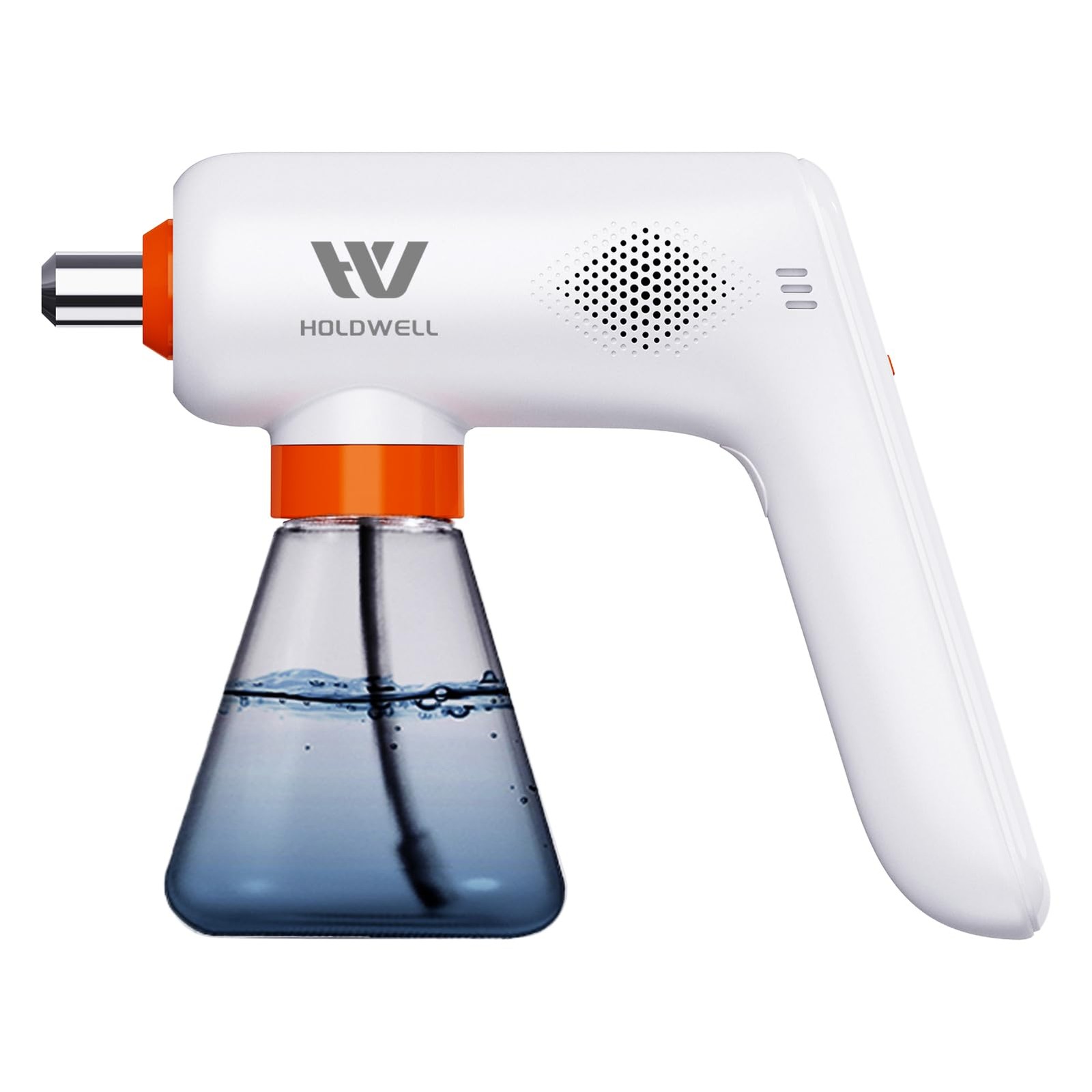 Cordless Electric Disinfection Fogger, Detachable Stainless Steel White