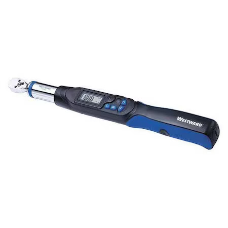 Westward 4Ryl2 Elec. Torque Wrench, Standard, 15-11/32"