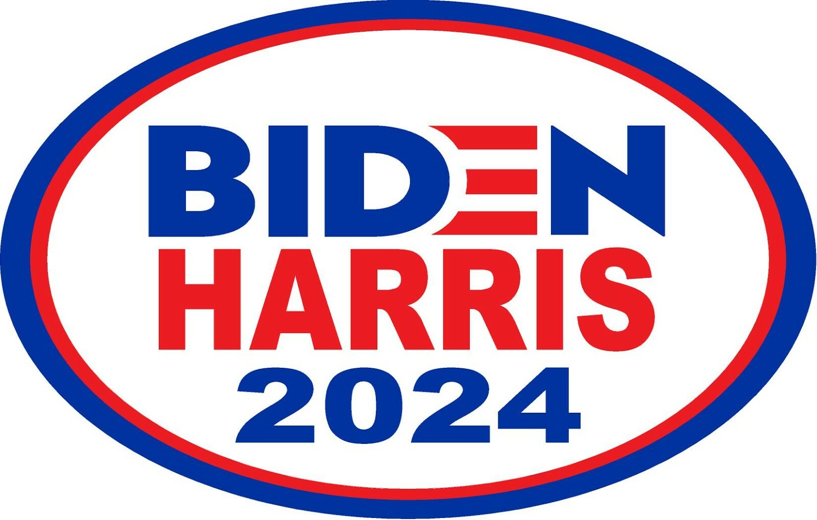 Joe Biden Harris for President 2024 car magnet  Magnetic Bumper Sticker 5.5"x3.5