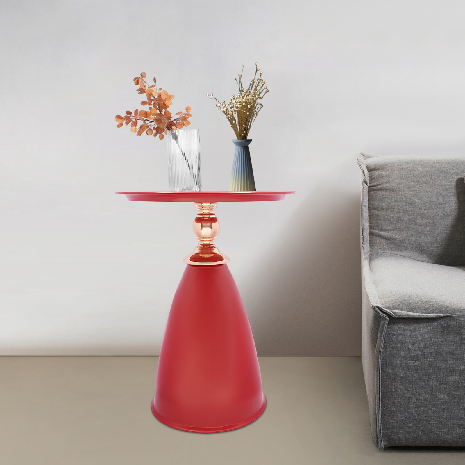 Side End Table Round Side Table for Living rooms/Bedrooms/Ooffices/Patios/Sofas