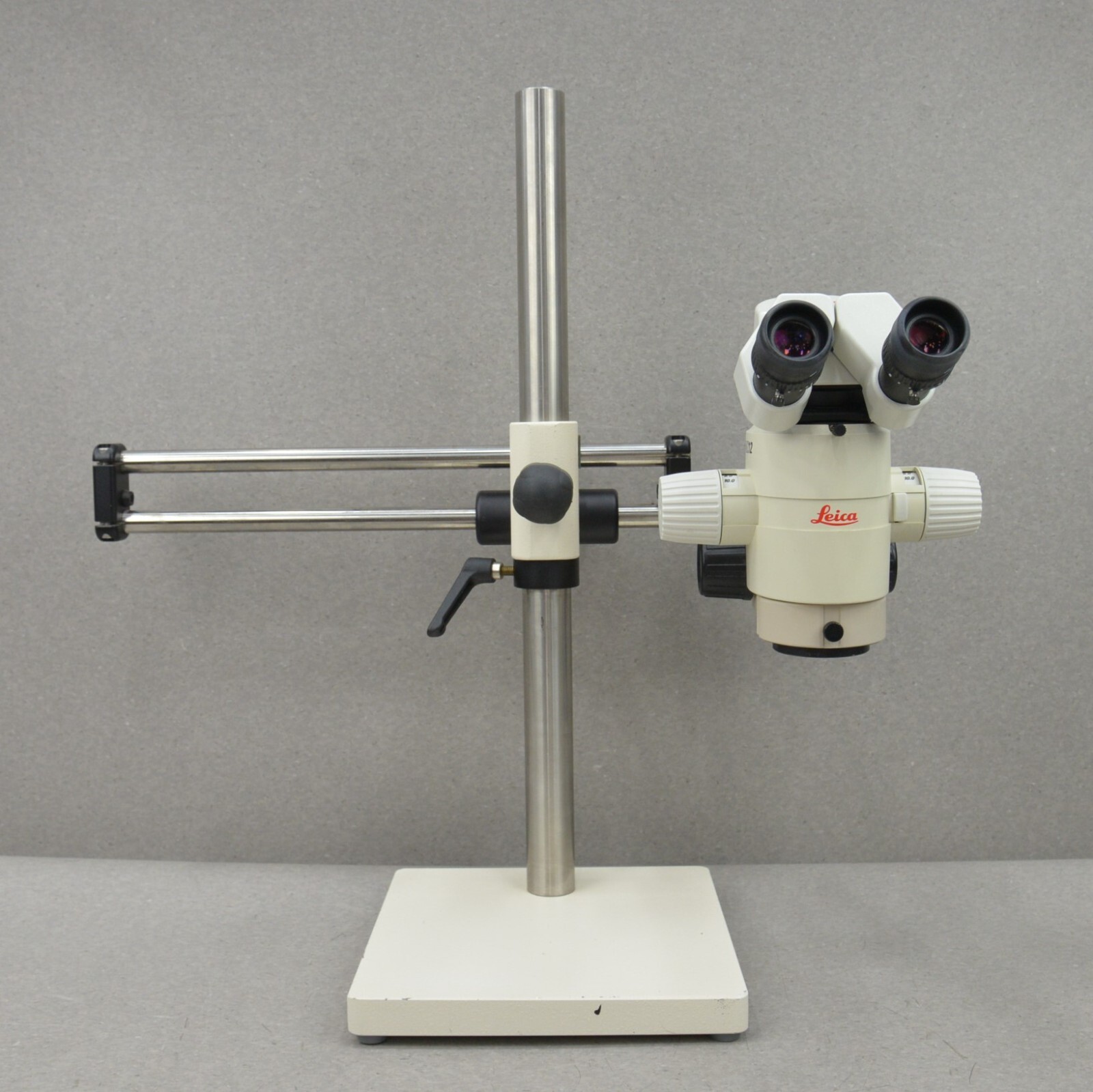 Leica MZ12 Binocular Stereo Zoom Microscope on Diagnostic Instruments Boom Stand