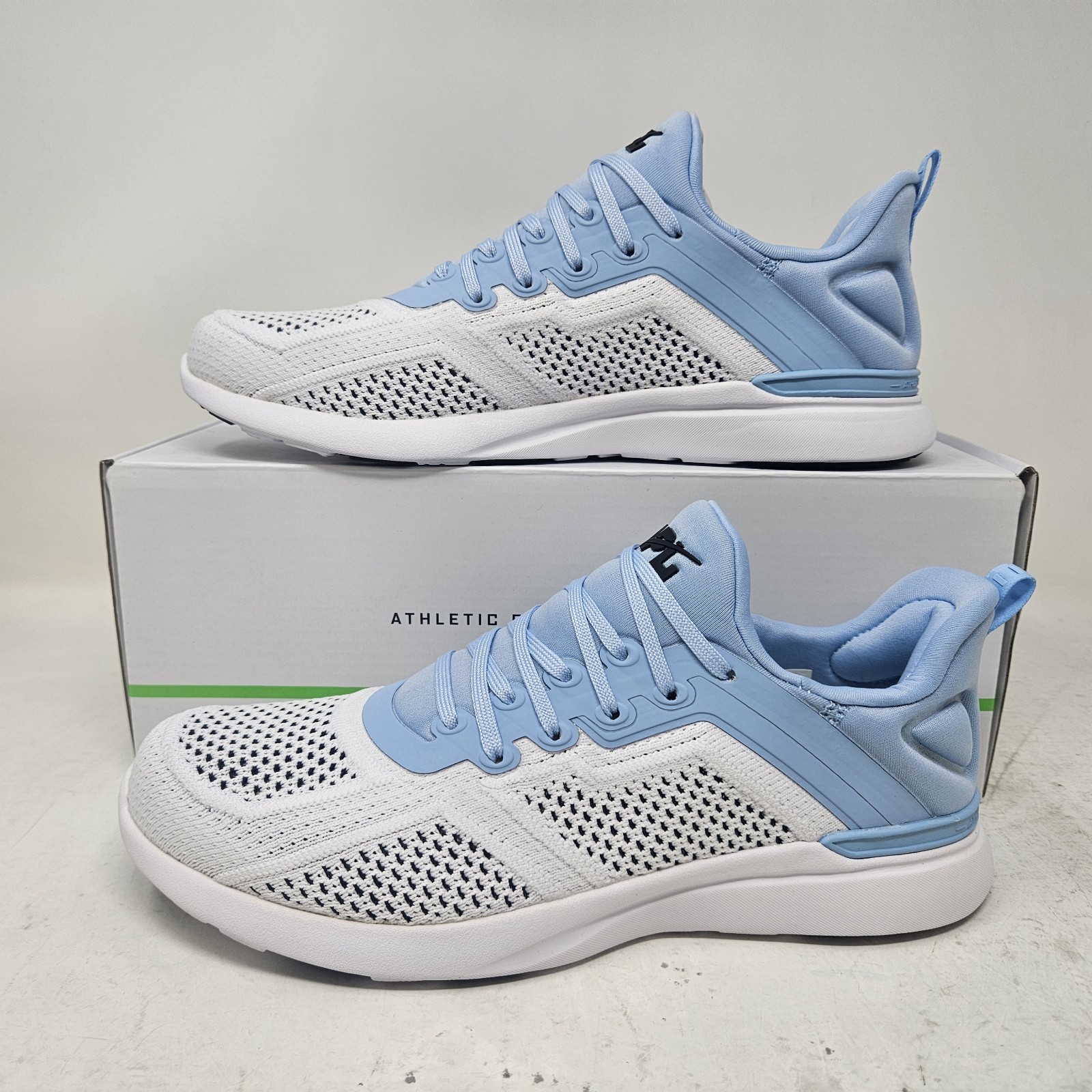 Athletic Propulsion Labs APL TechLoom Tracer Ice Blue Black Shoes / Men's 7.5