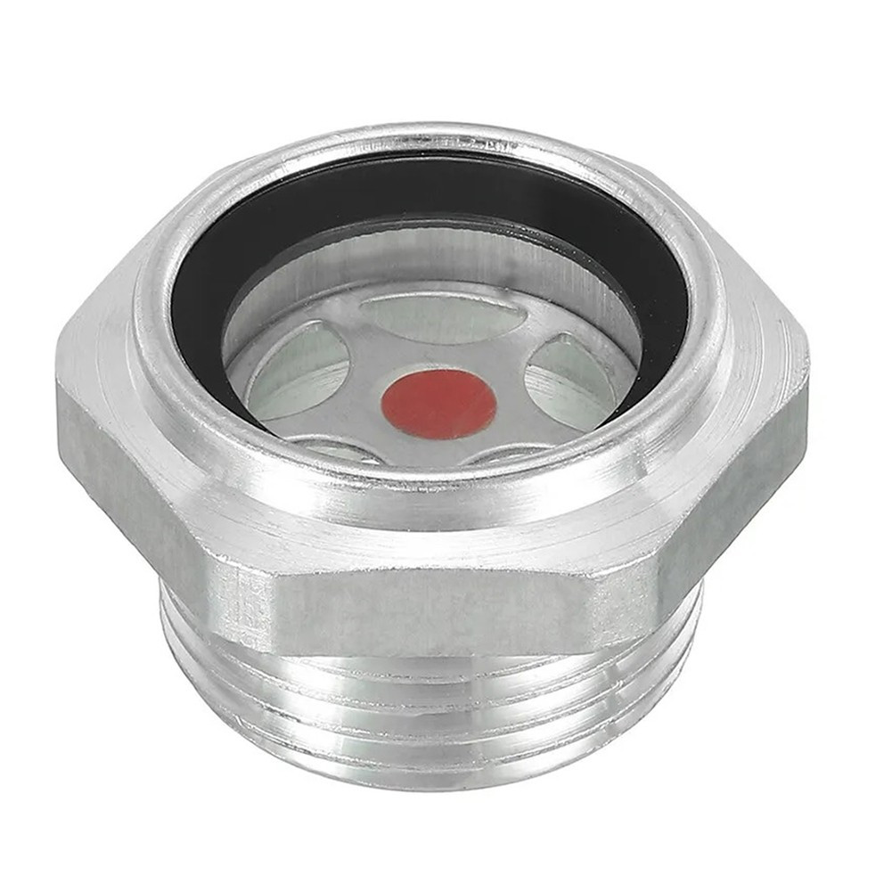 Air Compressor Oil Sight Glass 3/4" NPT Aluminum Oil Level Gauge High Quality