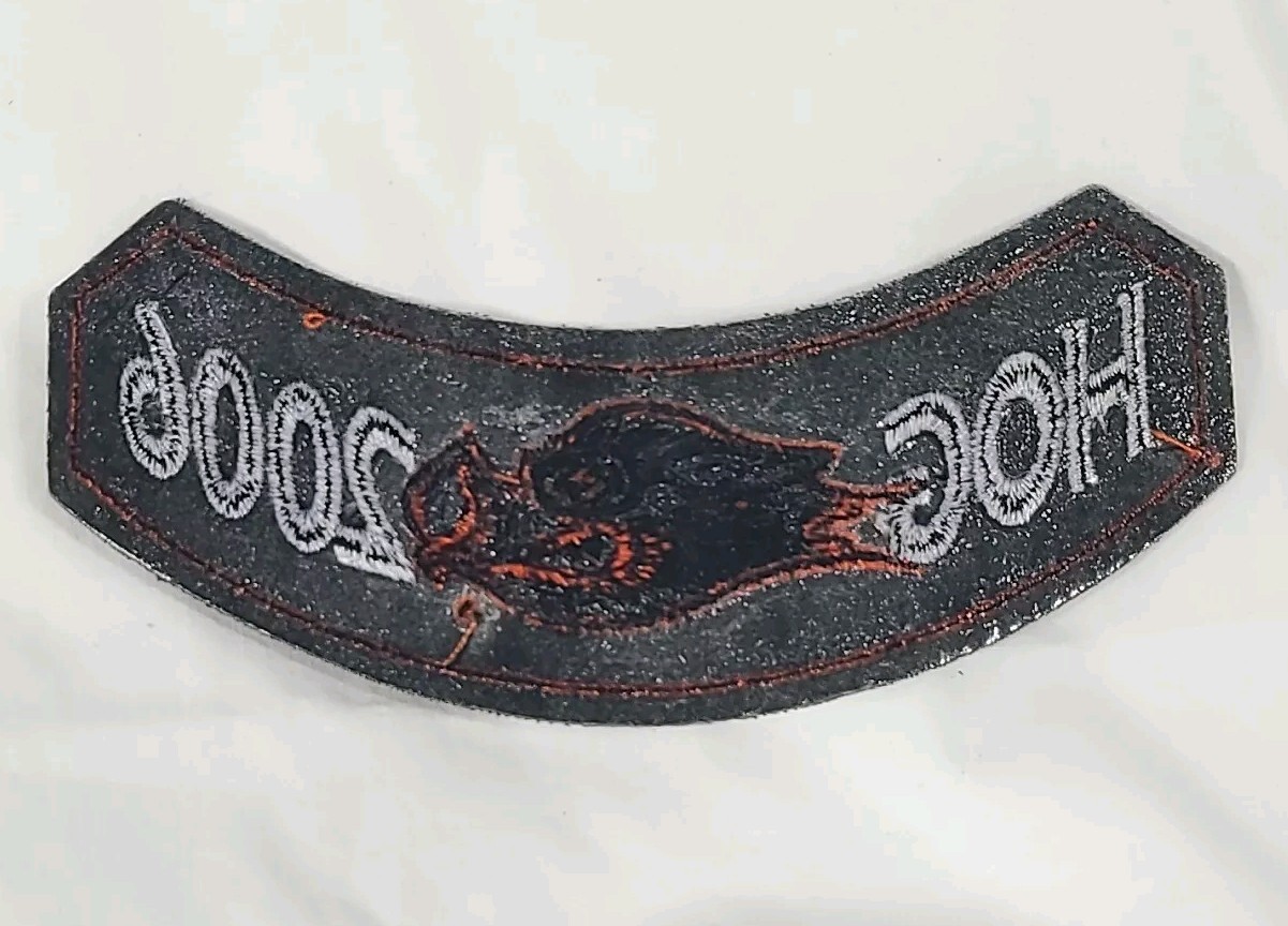 2006 Harley Owners Group Patch Orange Wild Boar Goggles Logo HOG Harley Davidson
