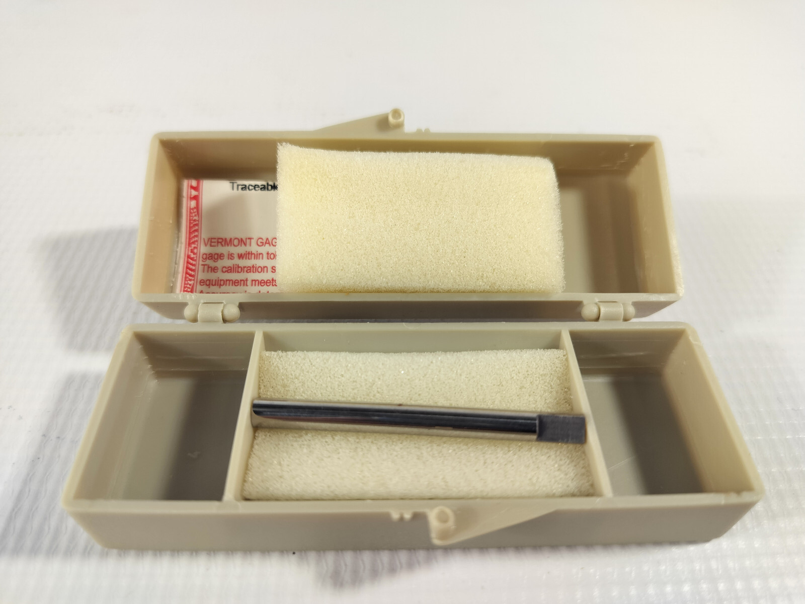 Vermont Gage Plug & Pin Gage Class X 0.1880" Diameter