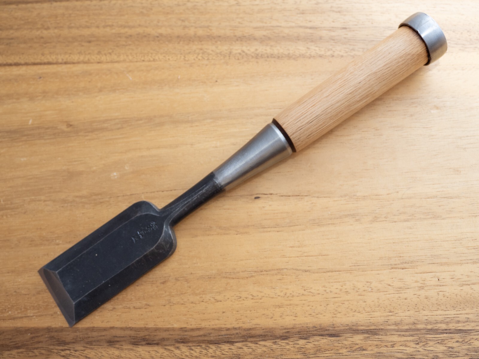 Ouchi 大内 4th gen - 42mm Japanese Firmer Chisel  290mm - Tataki Atsu White Steel