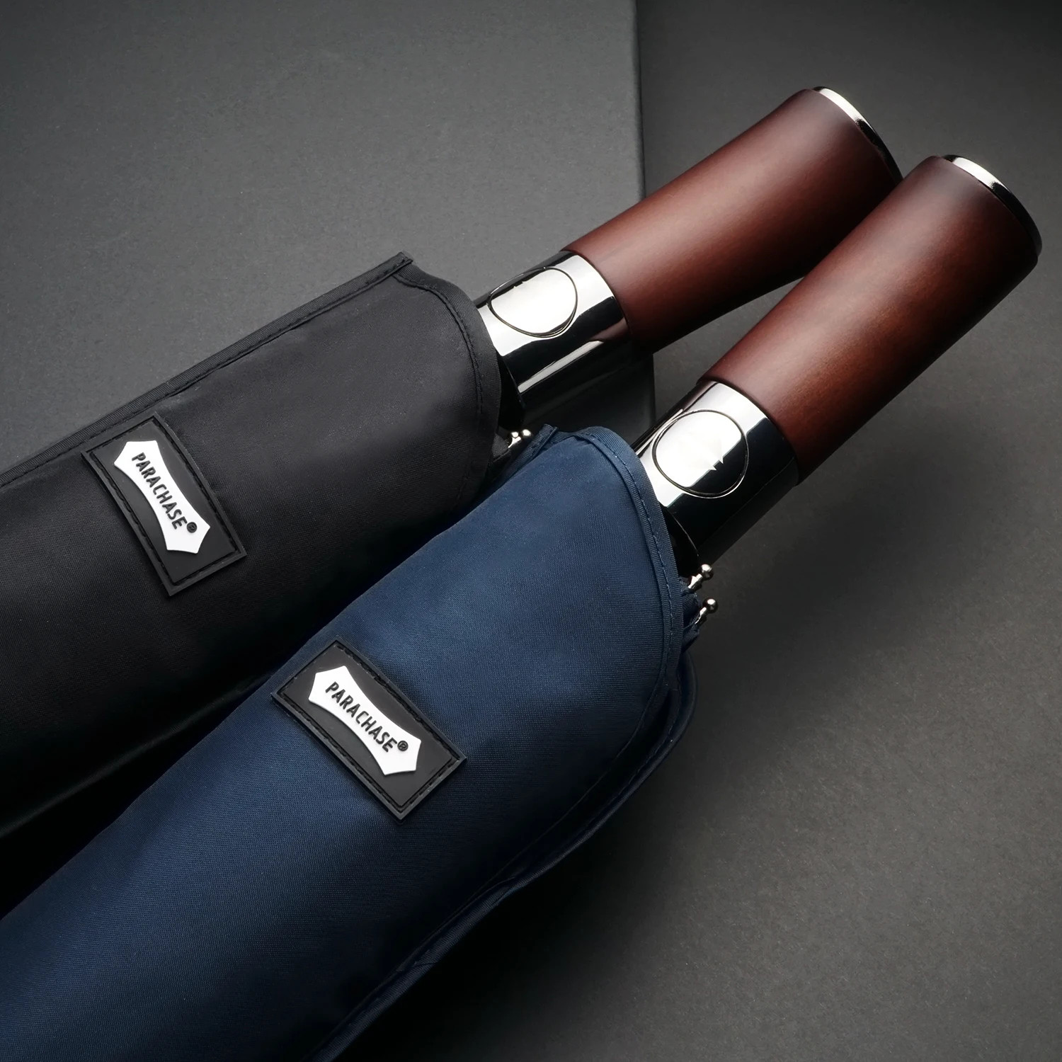 Parachase Automatic Umbrella Men 120cm Large Folding Umbrella Windproof