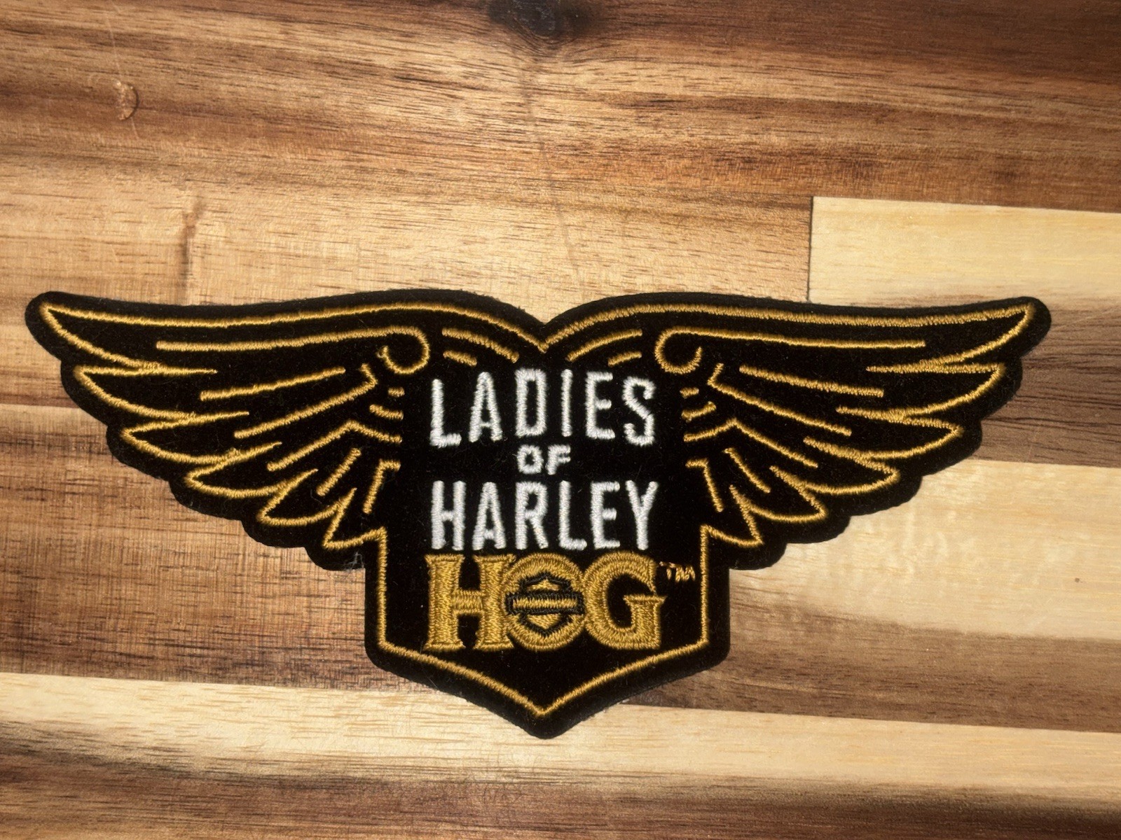 Harley-Davidson H.O.G. “Ladies of Harley” Large Winged Embroidered Patch