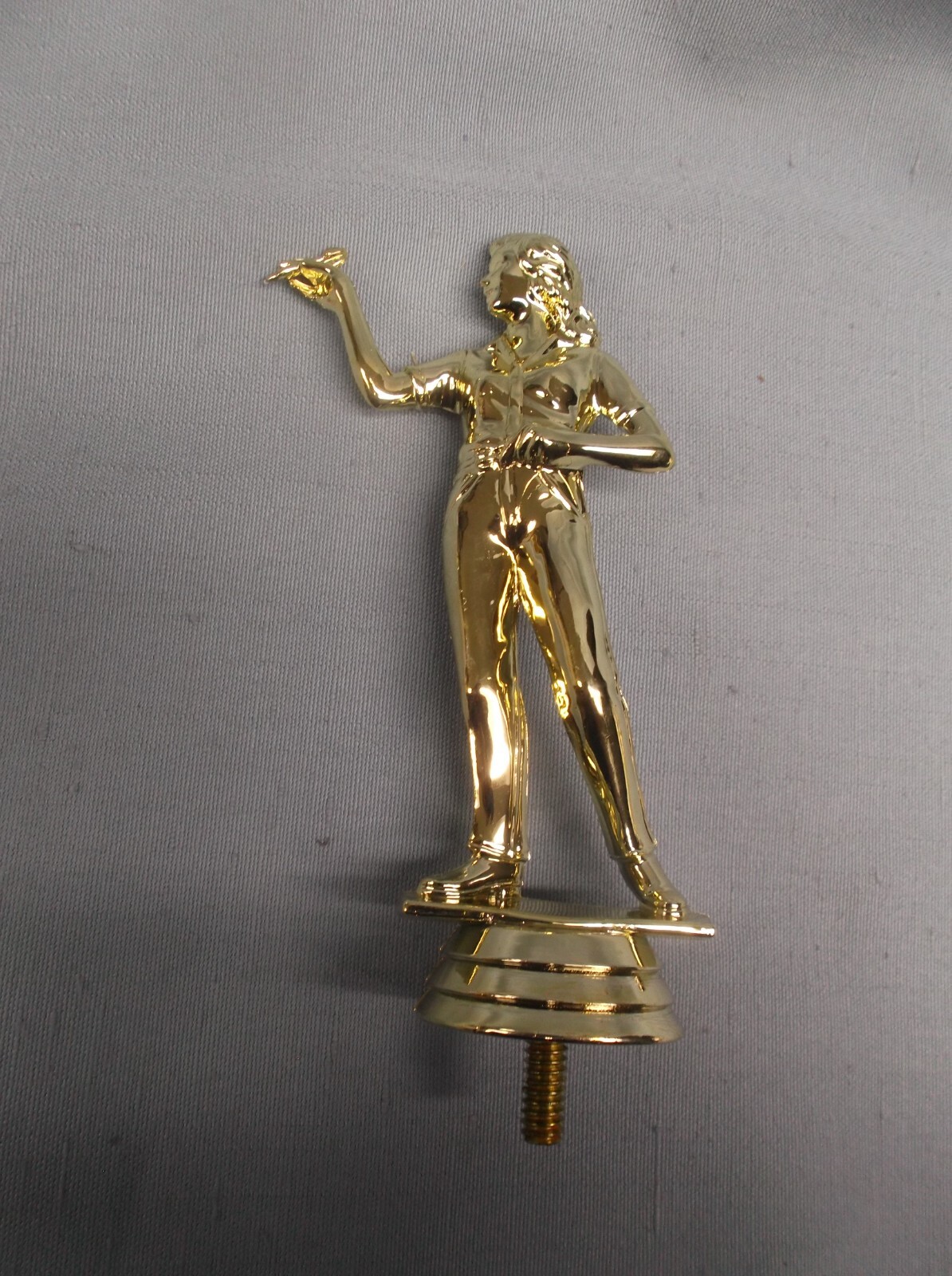lot of 11 gold female dart trophy parts 5" tall PDU 5002-G