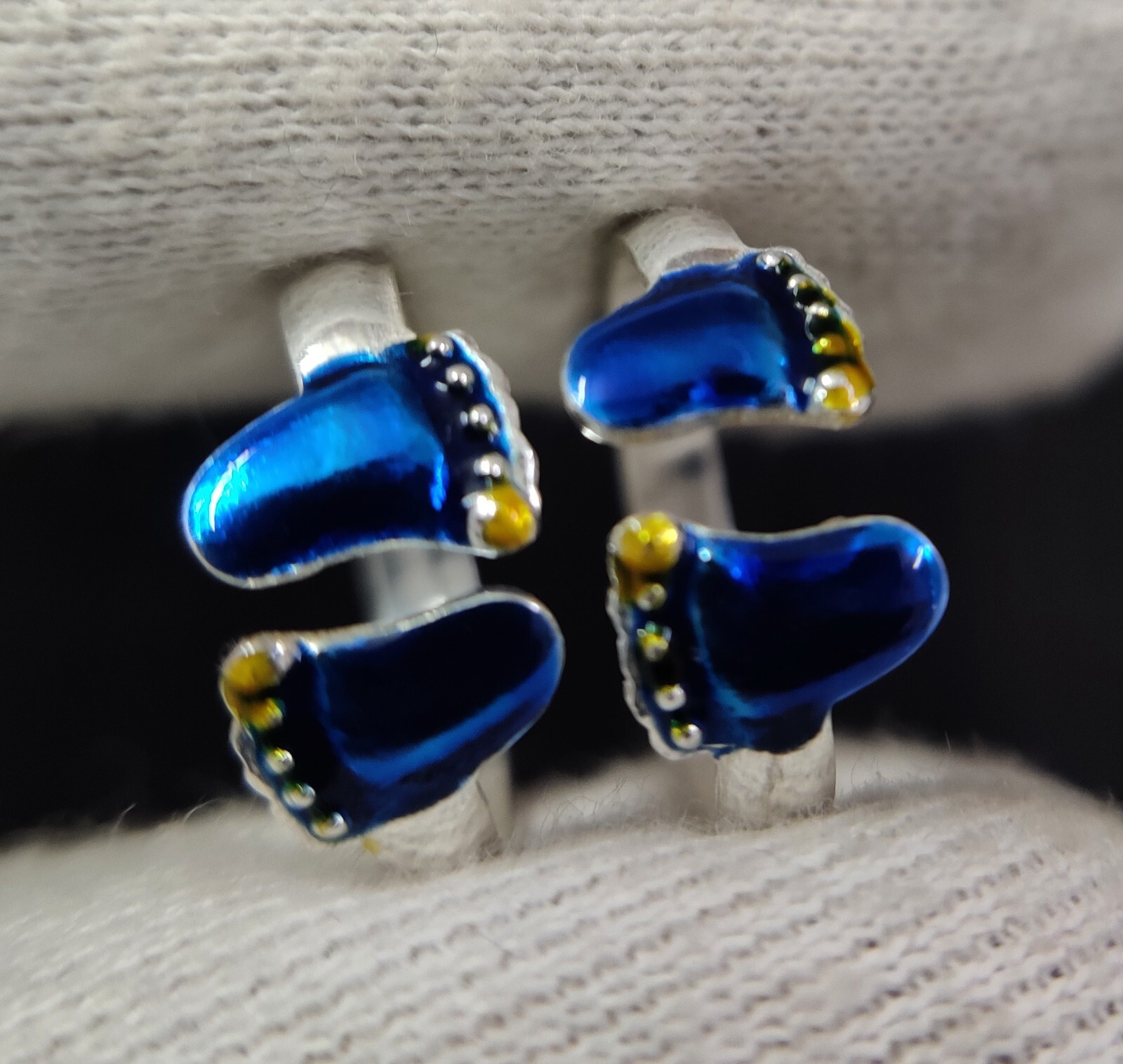 925 Sterling Silver Paw Enamel Toe Ring Adjustable Beby Paw Toe Ring for Women