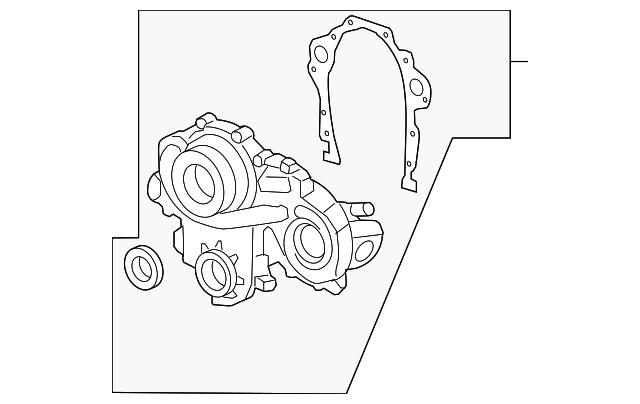 Genuine GM Front Engine Cover 19181094