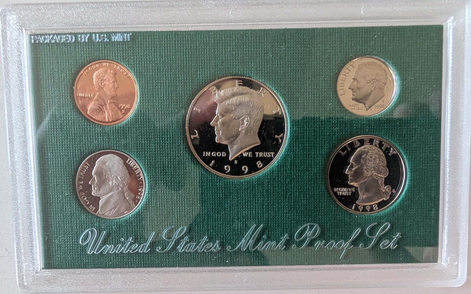 1998 Clad Proof Set U.S. Mint Original Government Packaging OGP