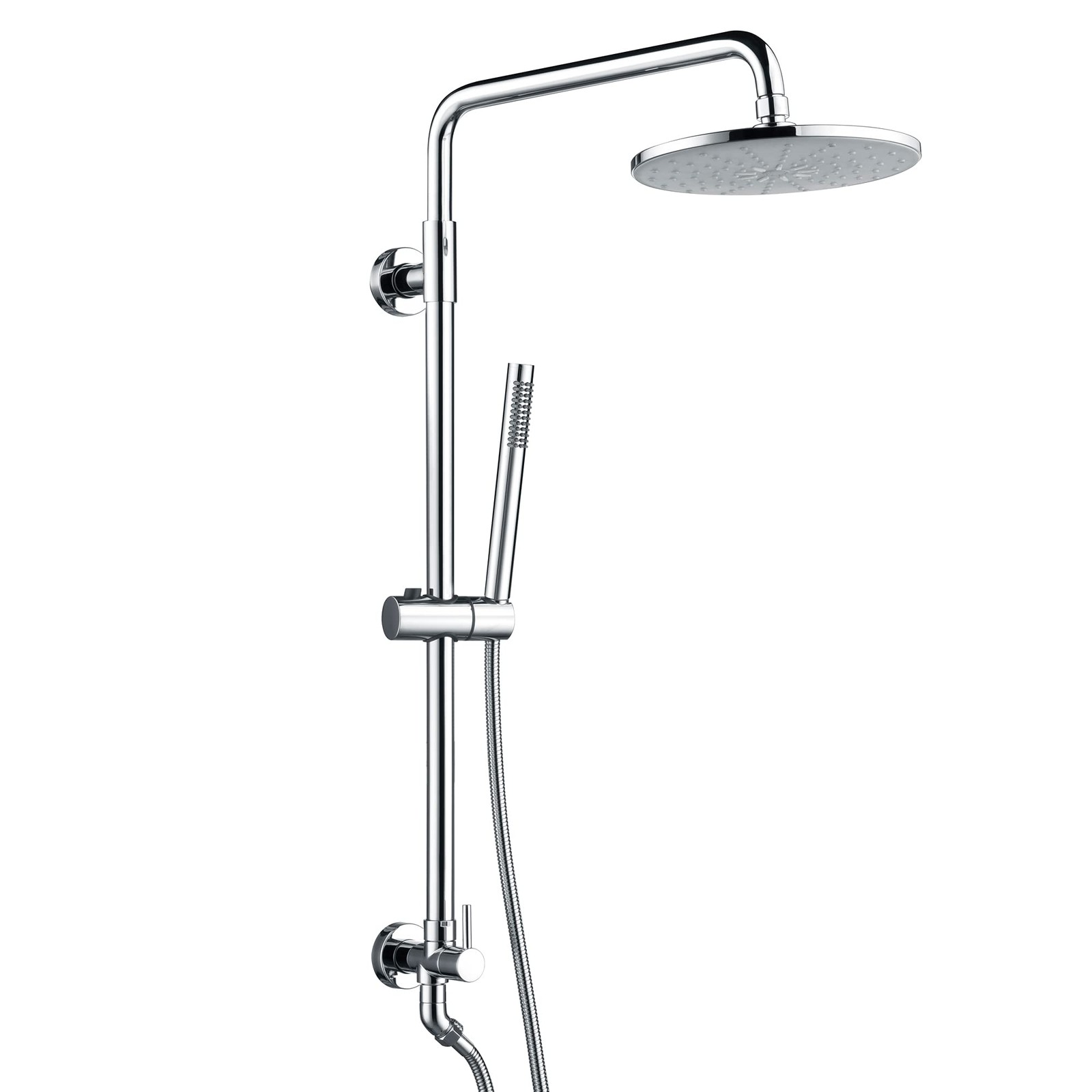 Retrofit Rain Shower Heads System, Chrome Finish