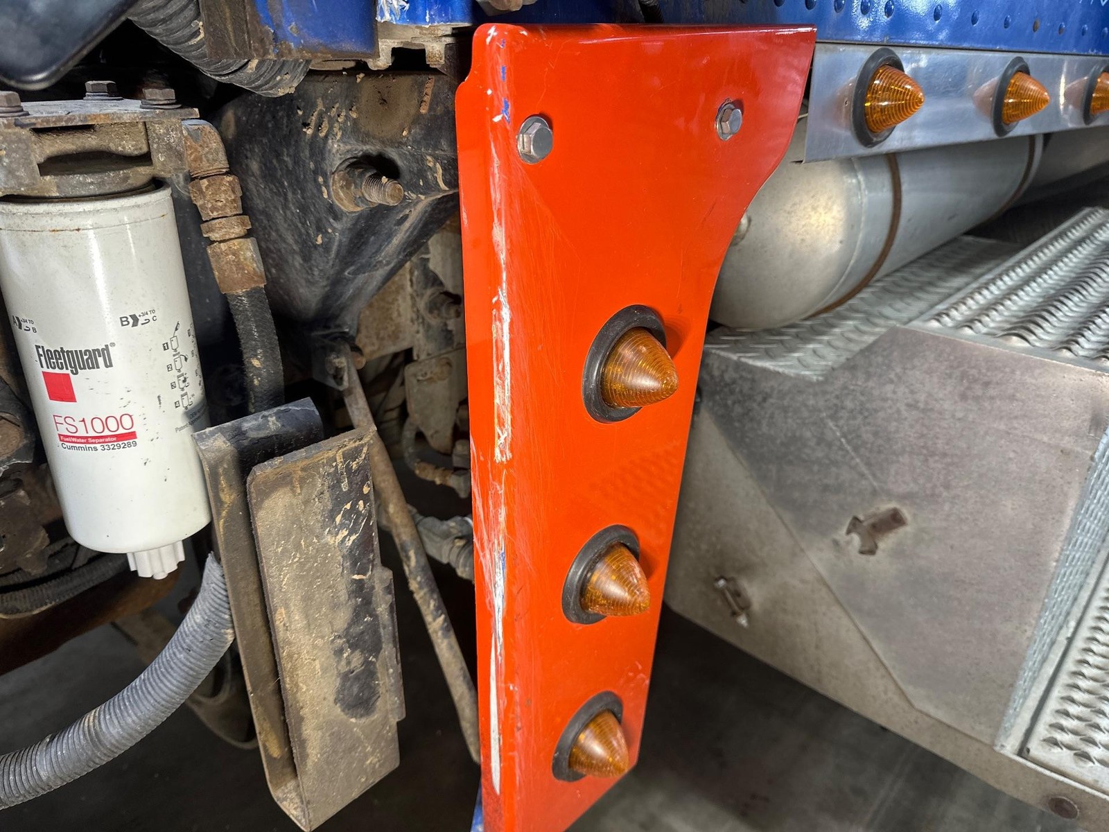 Peterbilt 379 RED Left/Driver EXTENSION Cowl - Used