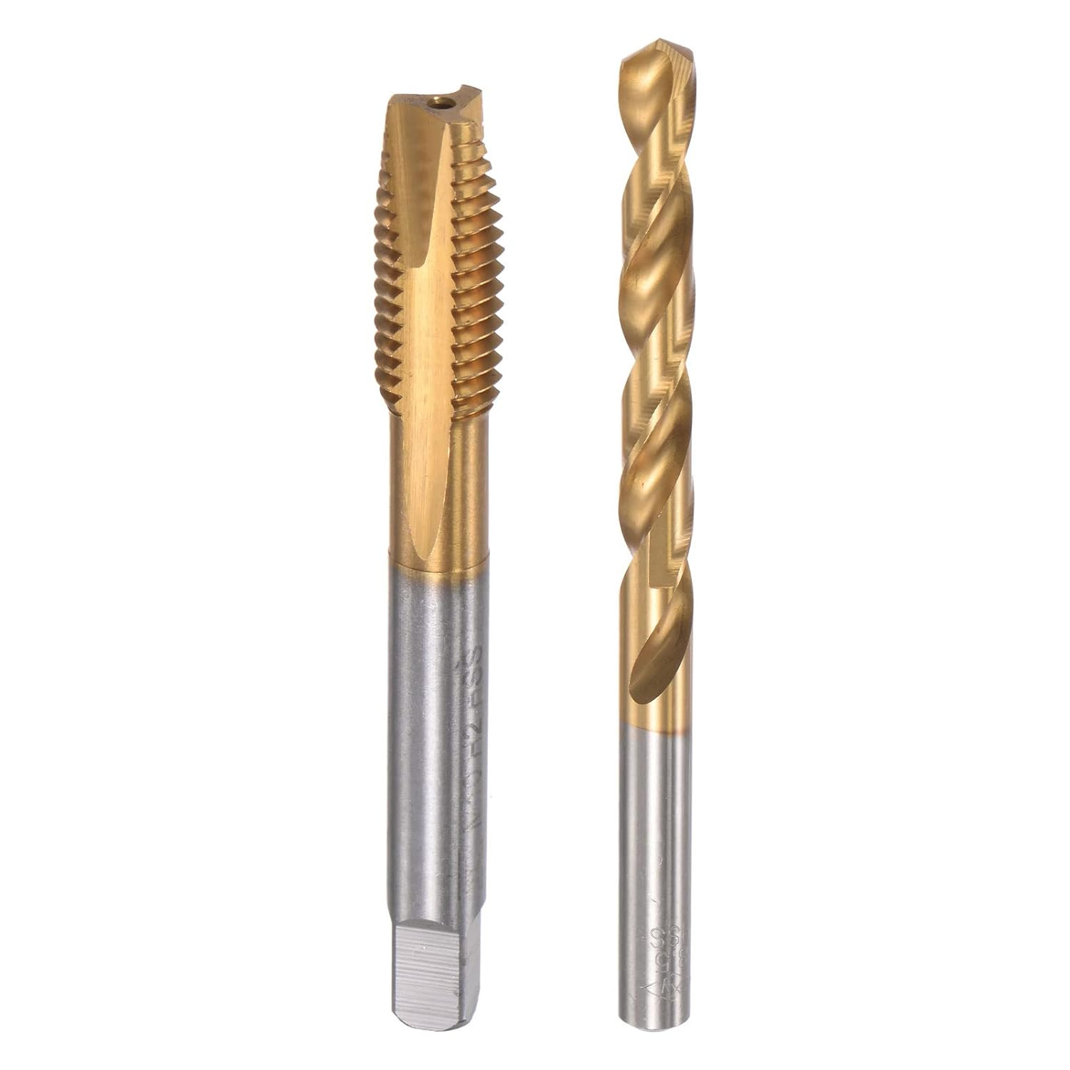 M10 X 1.5 Spiral Point Thread Tap and 8.5Mm Twist Drill Bit Set, Metric Titanium