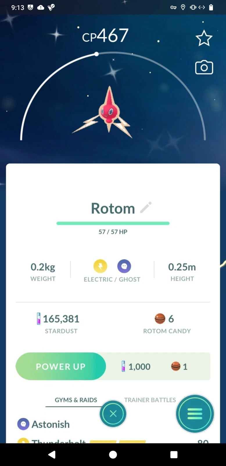 PokémonGo | Shiny Rotom | Mini PTC 80K Dust