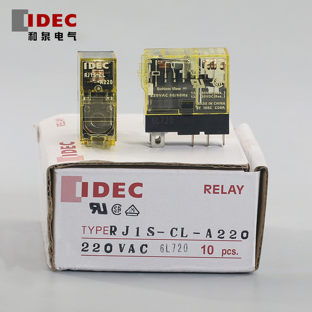 10PCS/1Box IDEC Relays RJ1S-CL-A220 RJ1SCLA220 220VAC In Box Brand