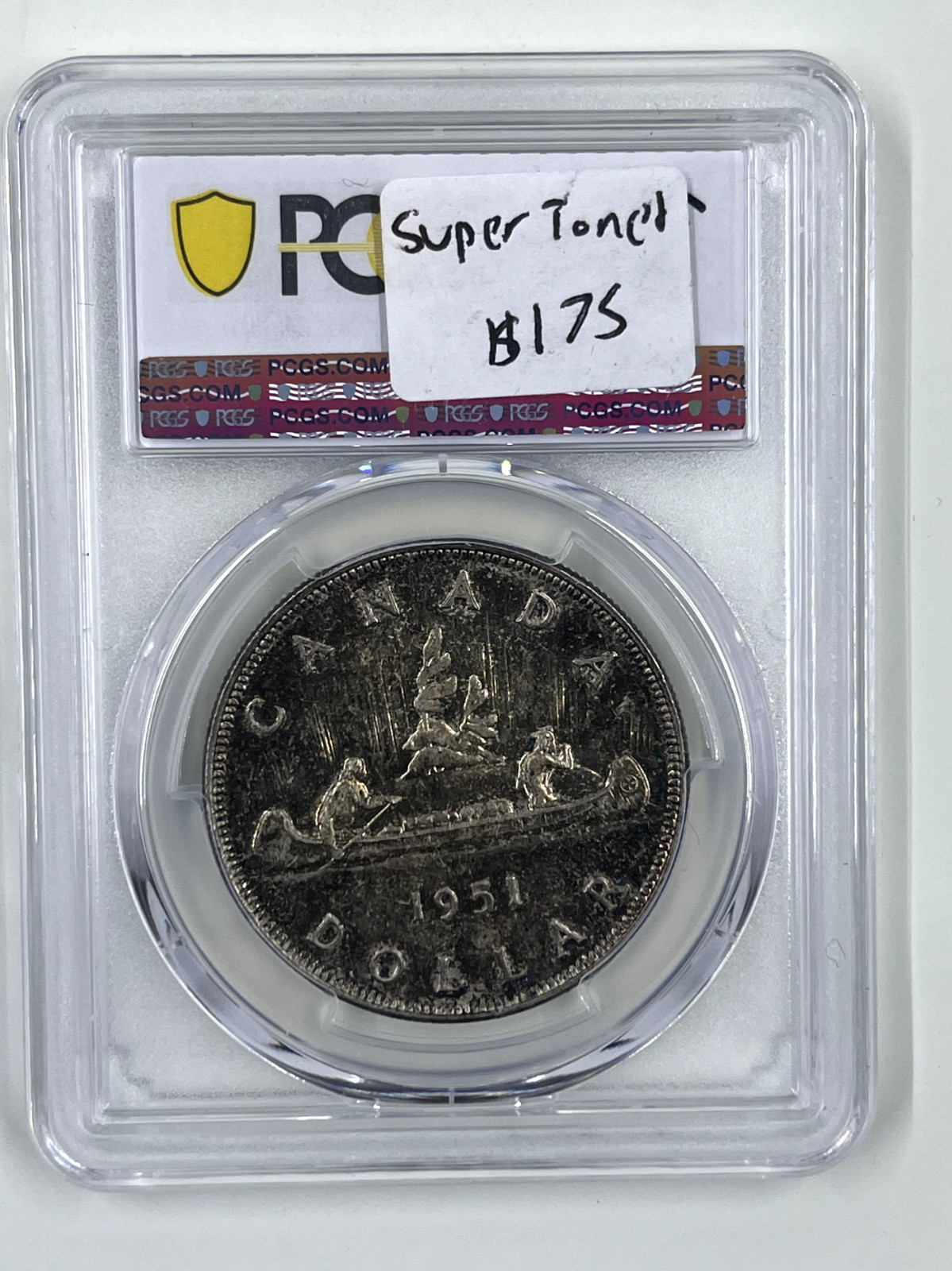 1951 S$1 PCGS AU58 Canada SWL
