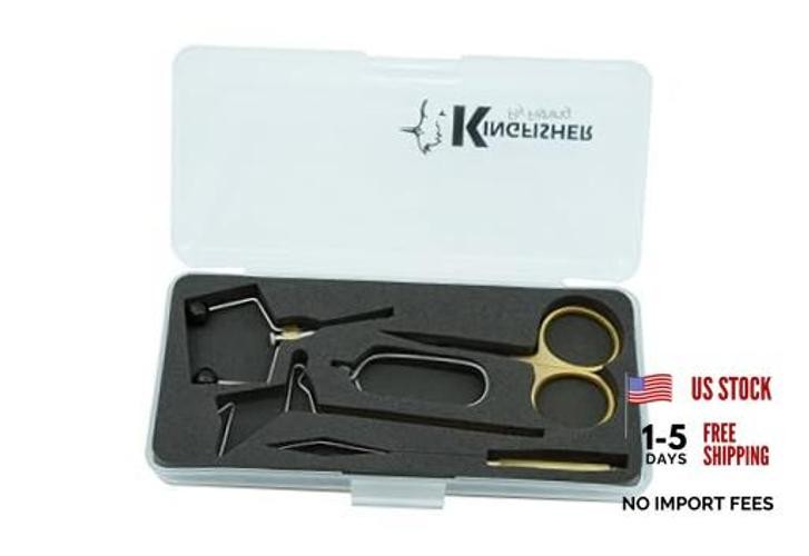 Kingfisher Fly Tying Intro Fly Tying Tool Kit Brass