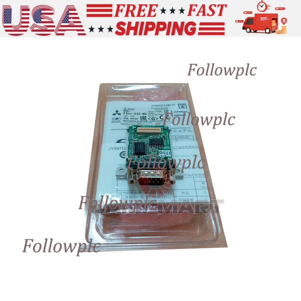 New In Box MITSUBISHI FX3U-232-BD Communications Module Adapter