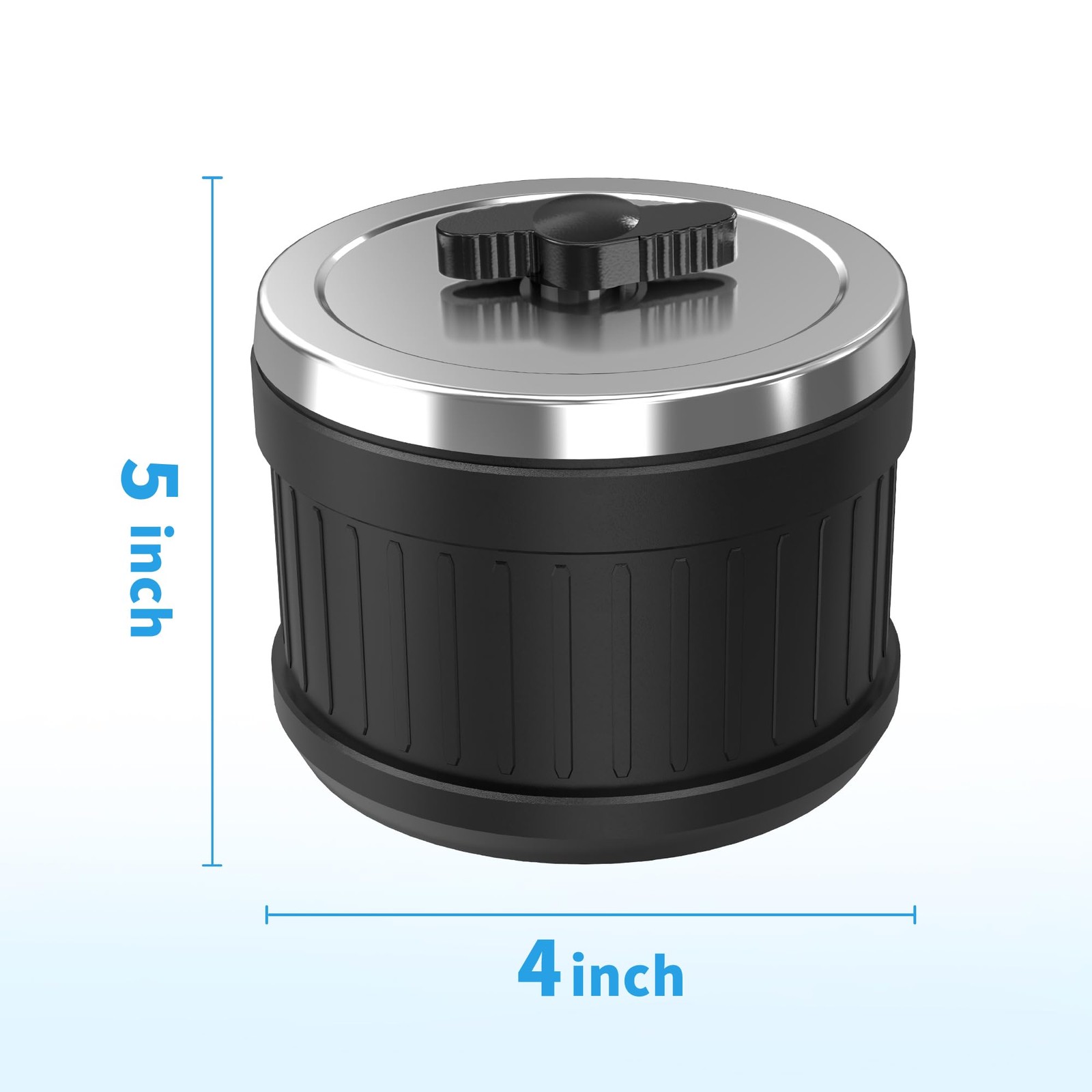 KomeStone Replacement Rubber Barrel for Rock Tumblers – Extra Large, Black