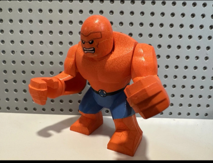 LEGO Marvel The Thing Big Fig Custom MInifgure New
