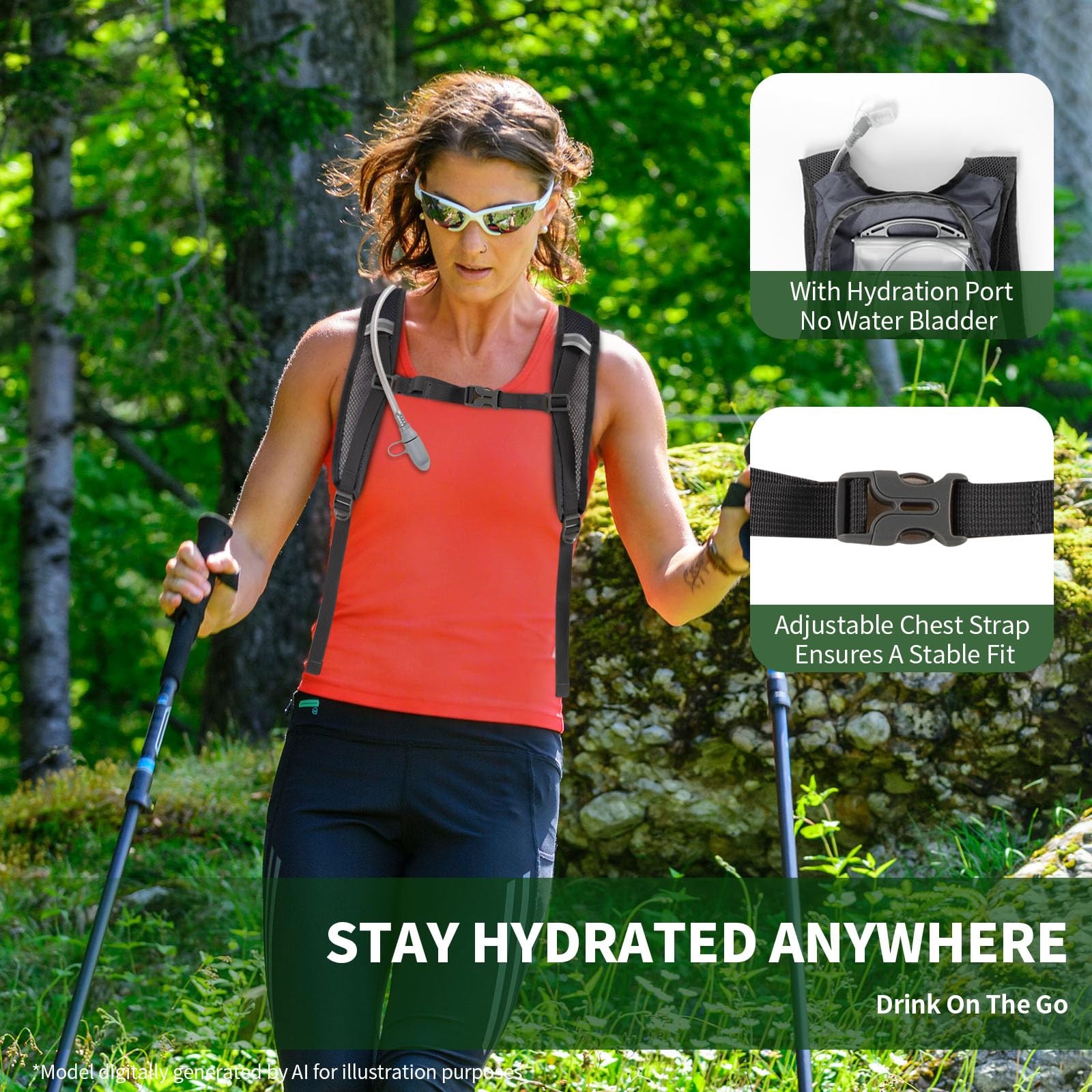 15L Lightweight Foldable Backpack Water Resistant Packable Daypack for Travel...