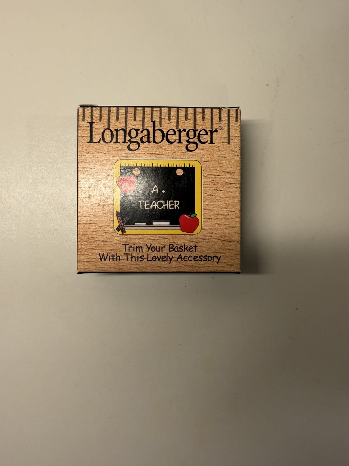 Longaberger A+ Teacher Tie On