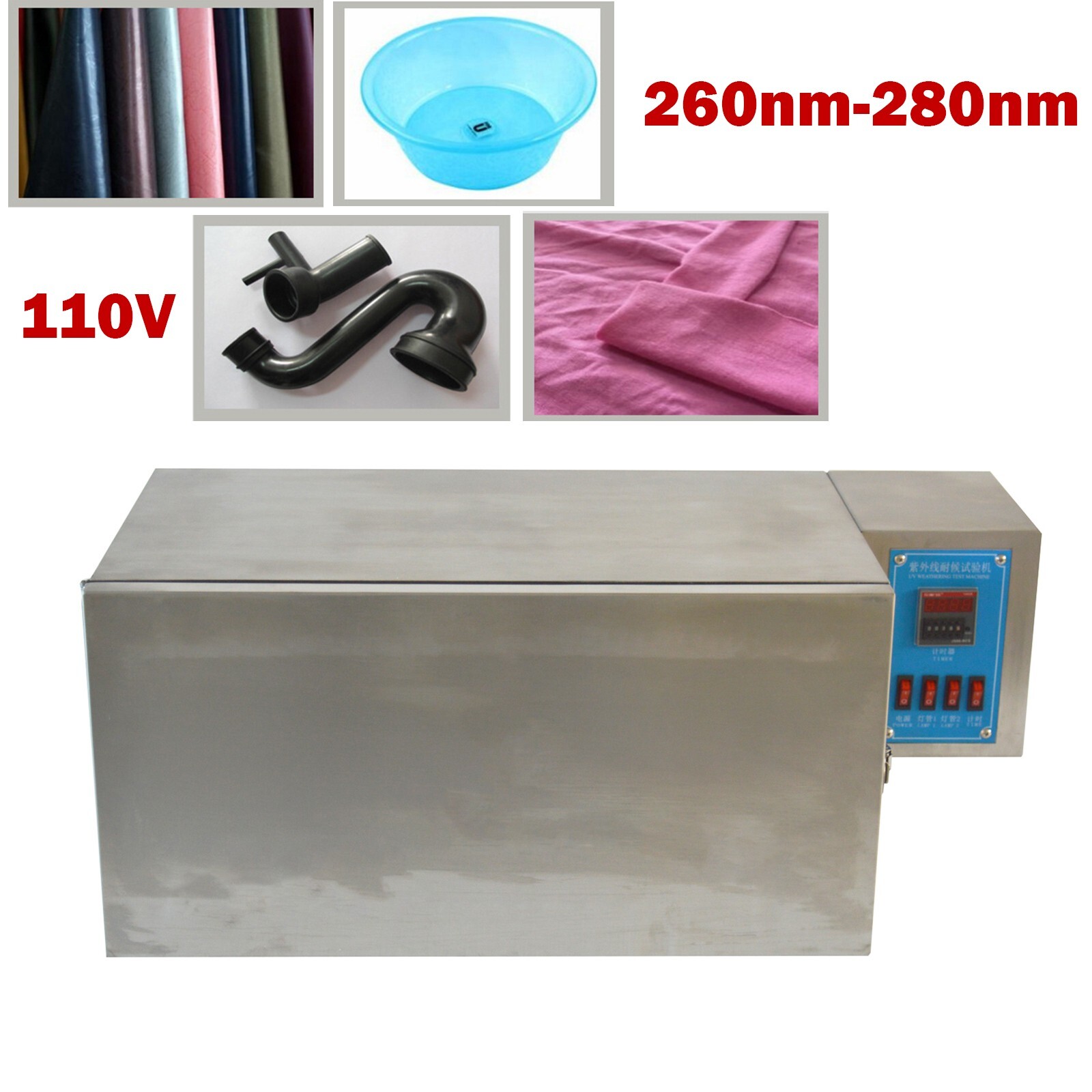 UV Accelerated Aging Test Chamber Simulation Accelerated Weathering 260nm-280nm