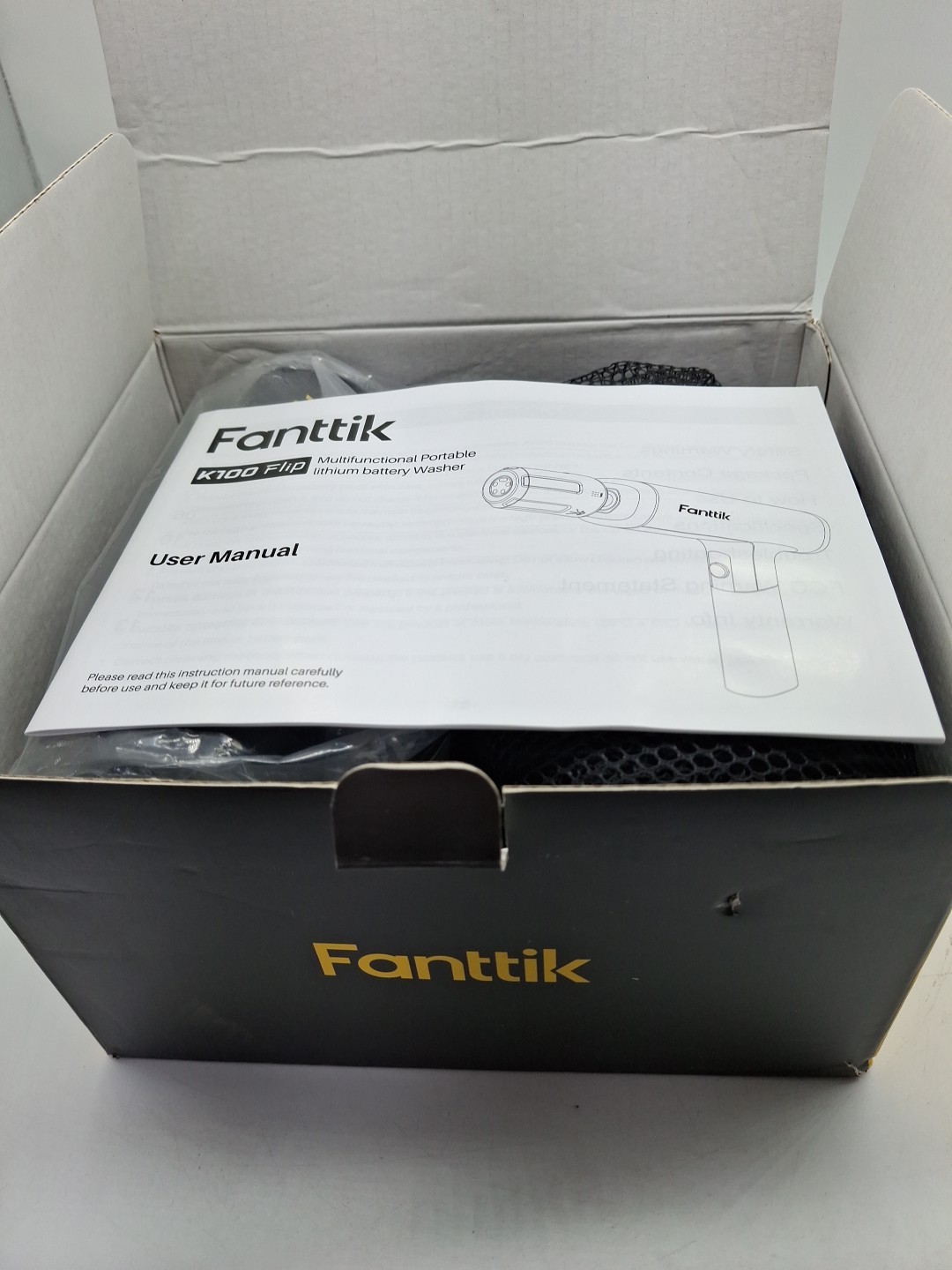 Fanttik K100 Flip Portable Cordless Sprayer Foldable Pressure Washer 174 PSI