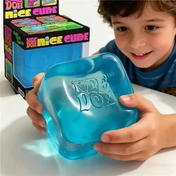 Nee Doh Nice Cube - Super Solid Squish - Brand New/Factory Sealed - 3 Colors!