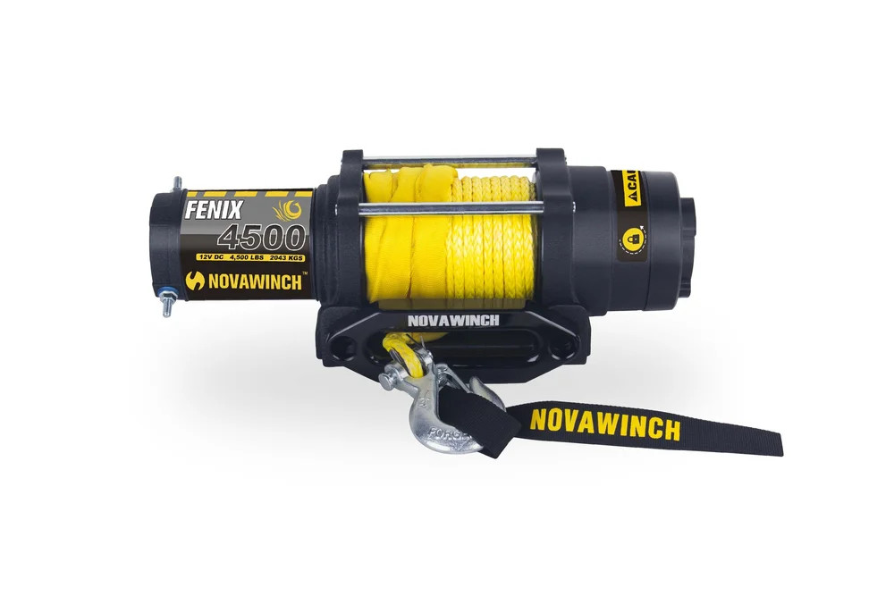 Novawinch 701001068819 Fenix45 4500lb 12V Electric ATV Winch Synthetic Cable